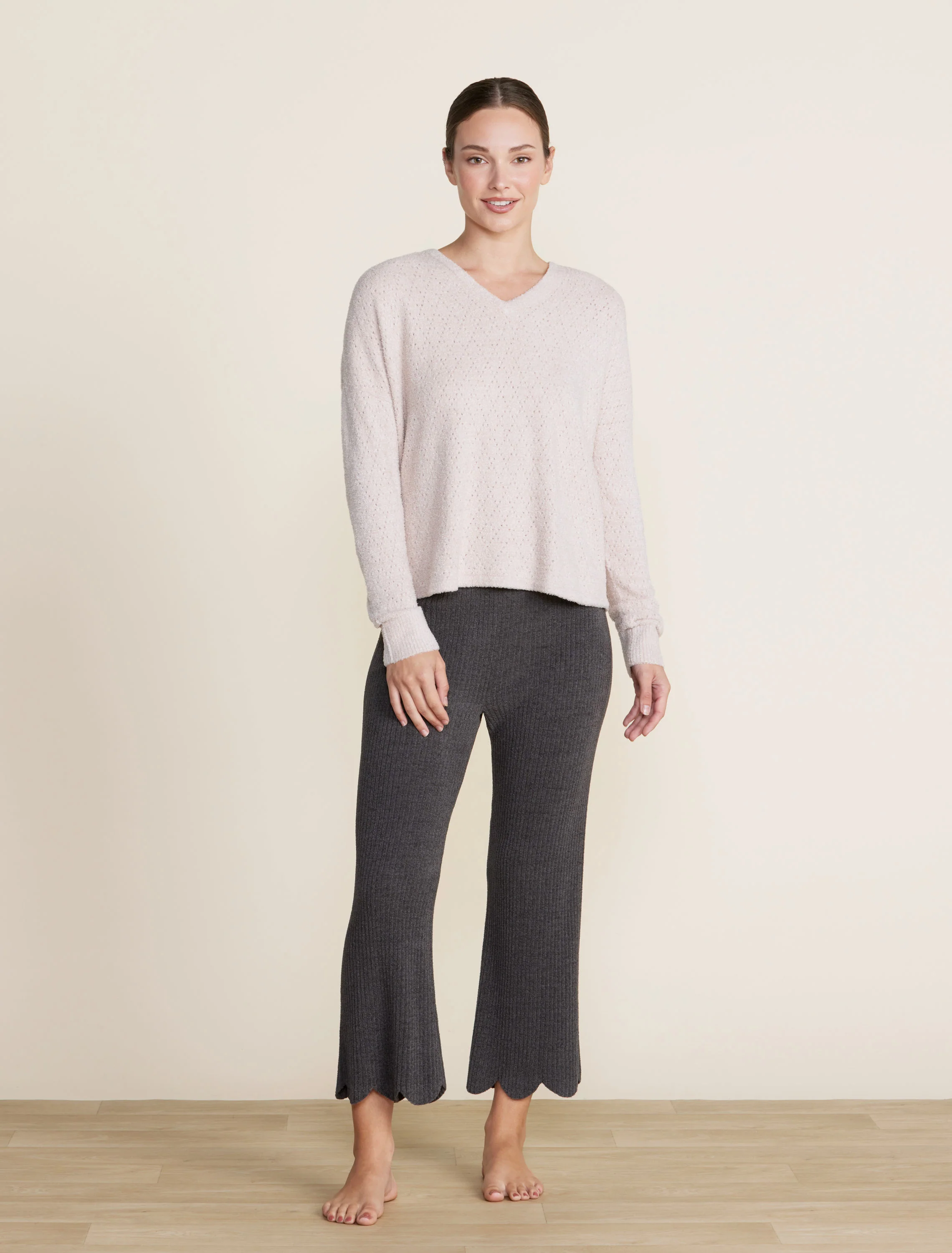 CozyChic Lite® Diamond Pointelle Pullover - Image 4