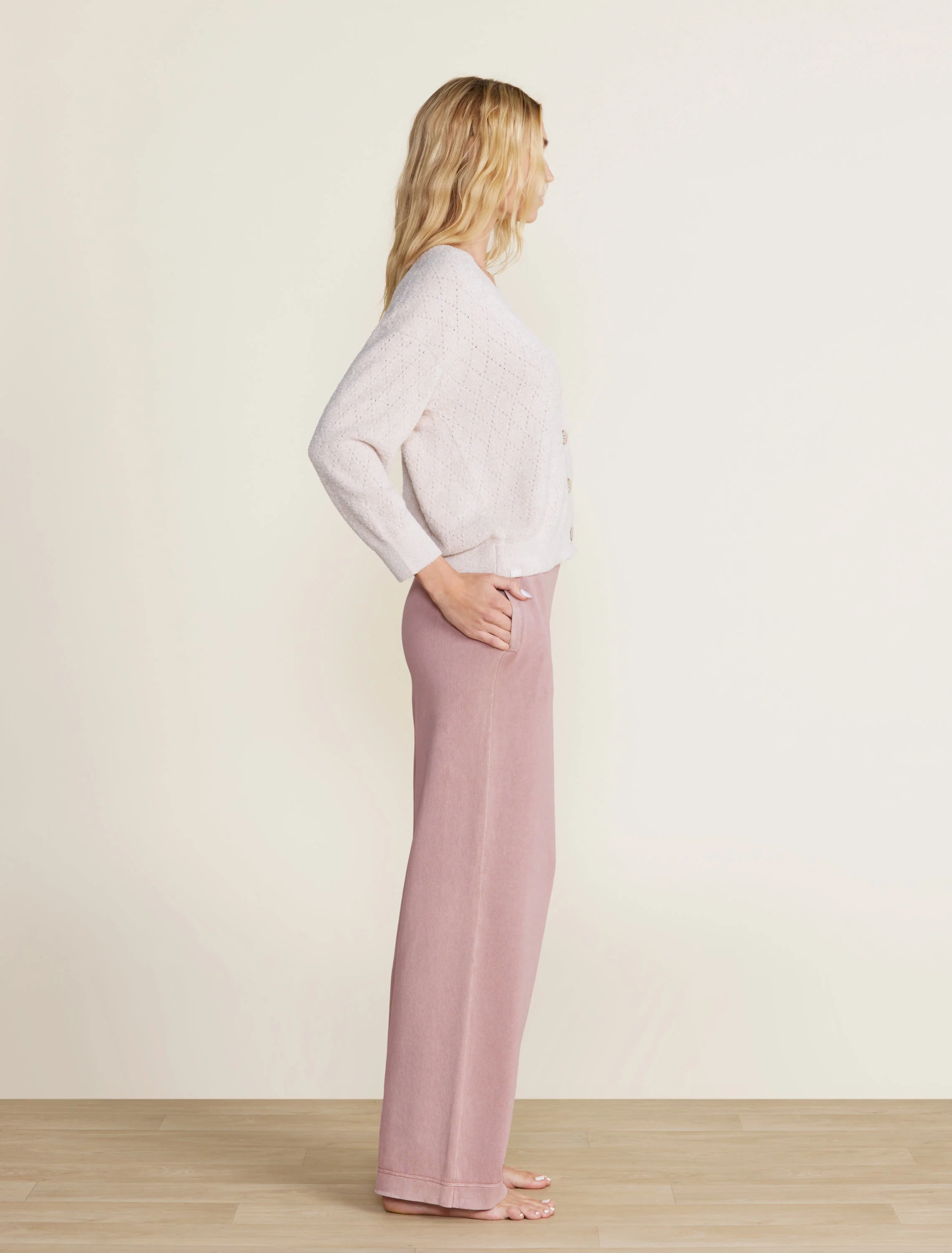 CozyChic Lite® Diamond Pointelle Pullover - Image 9