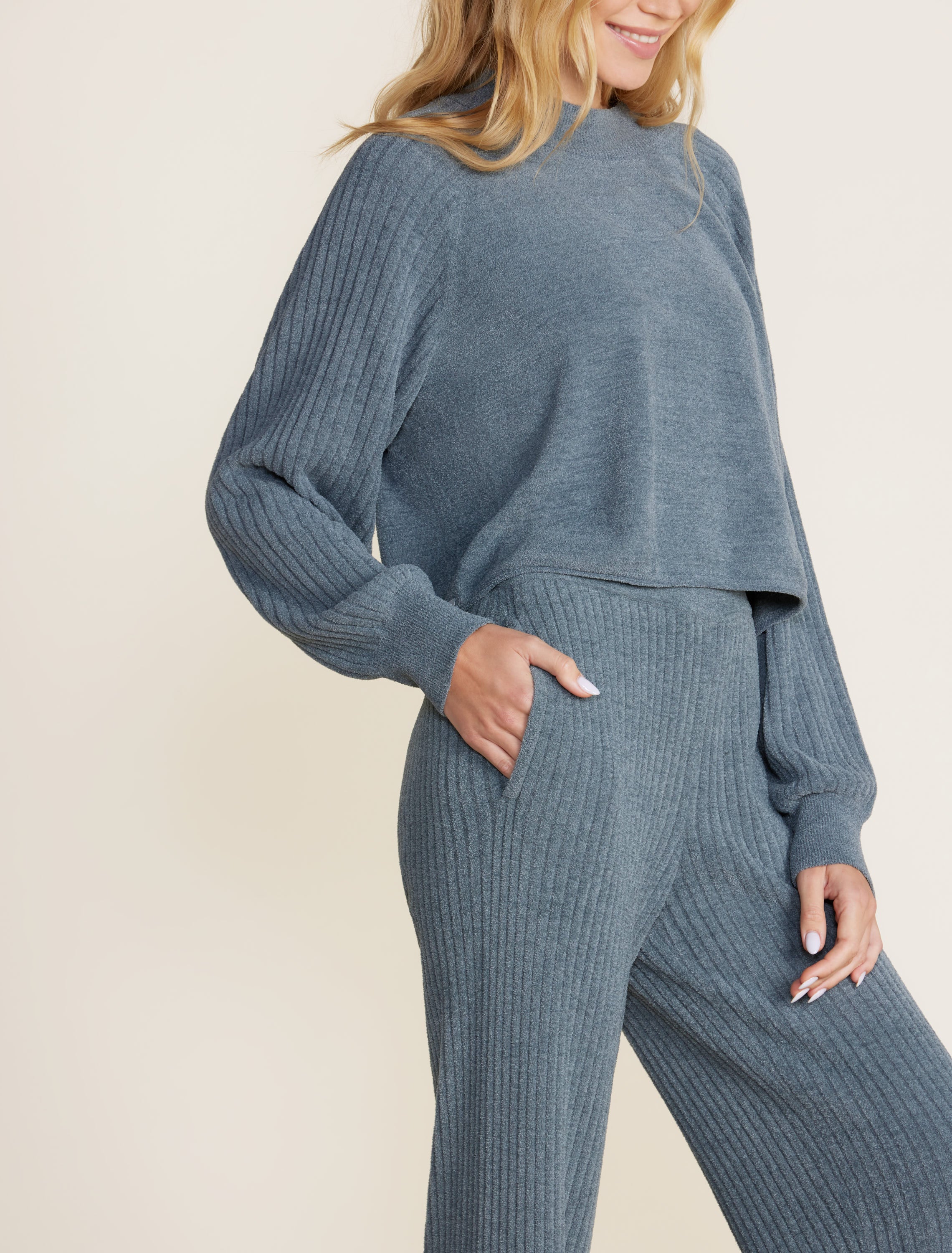 CozyChic Ultra Lite® Rib Rolled Edge Pant - Image 3