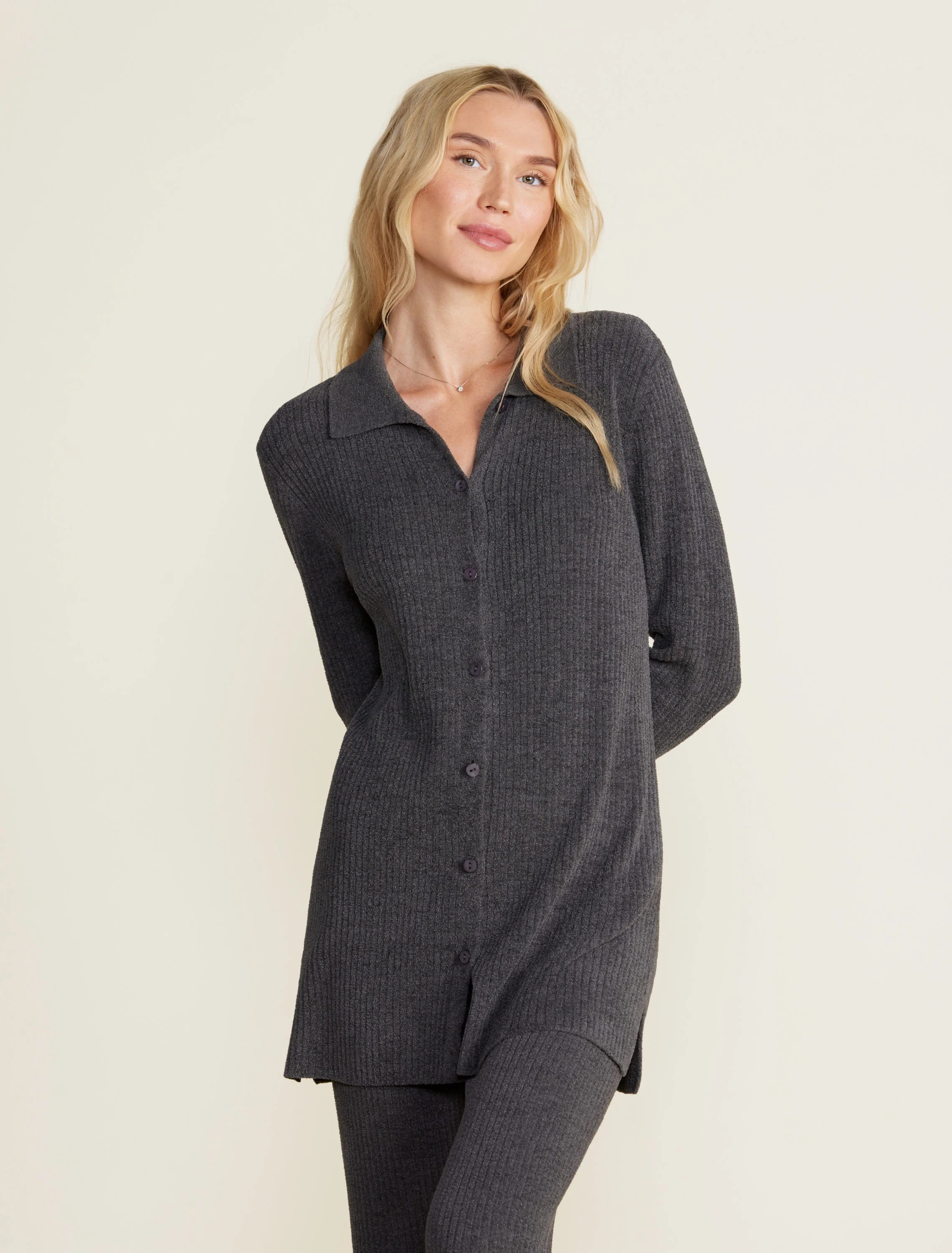 CozyChic Ultra Lite® Ribbed Button Down Cardigan - Image 11