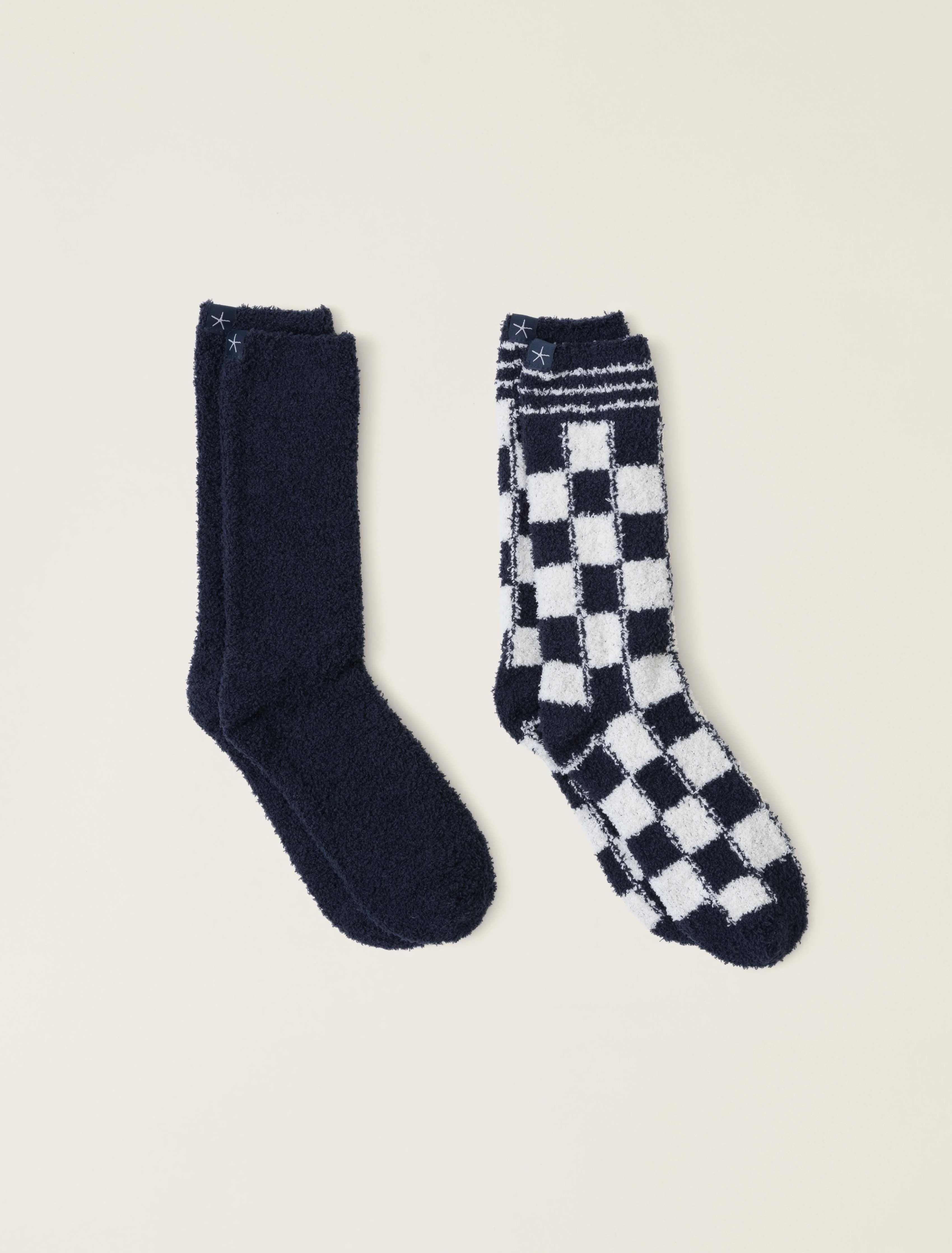 CozyChic® Checks & Stripes Sock Set - Image 5