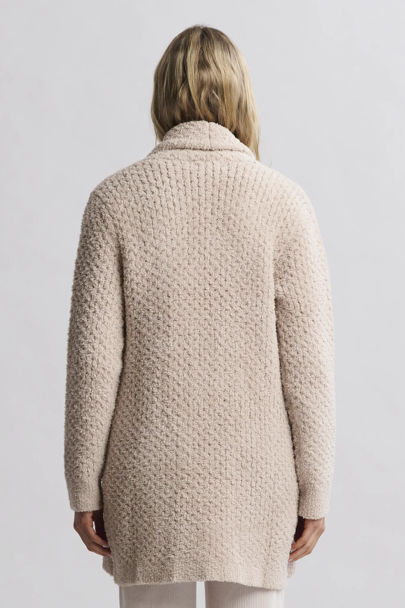 CozyChic® Honeycomb Shawl Cardigan - Image 3