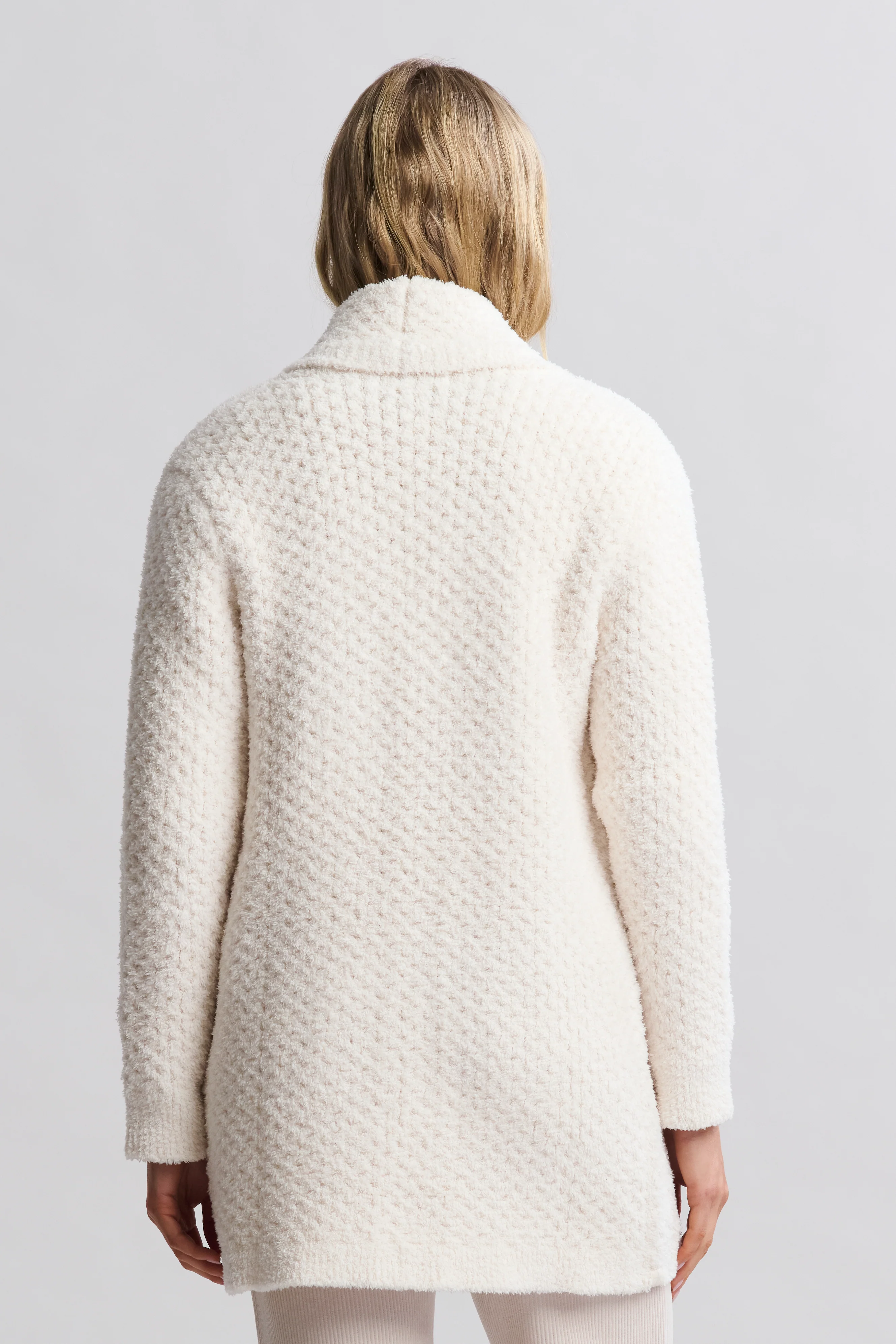 CozyChic® Honeycomb Shawl Cardigan - Image 6