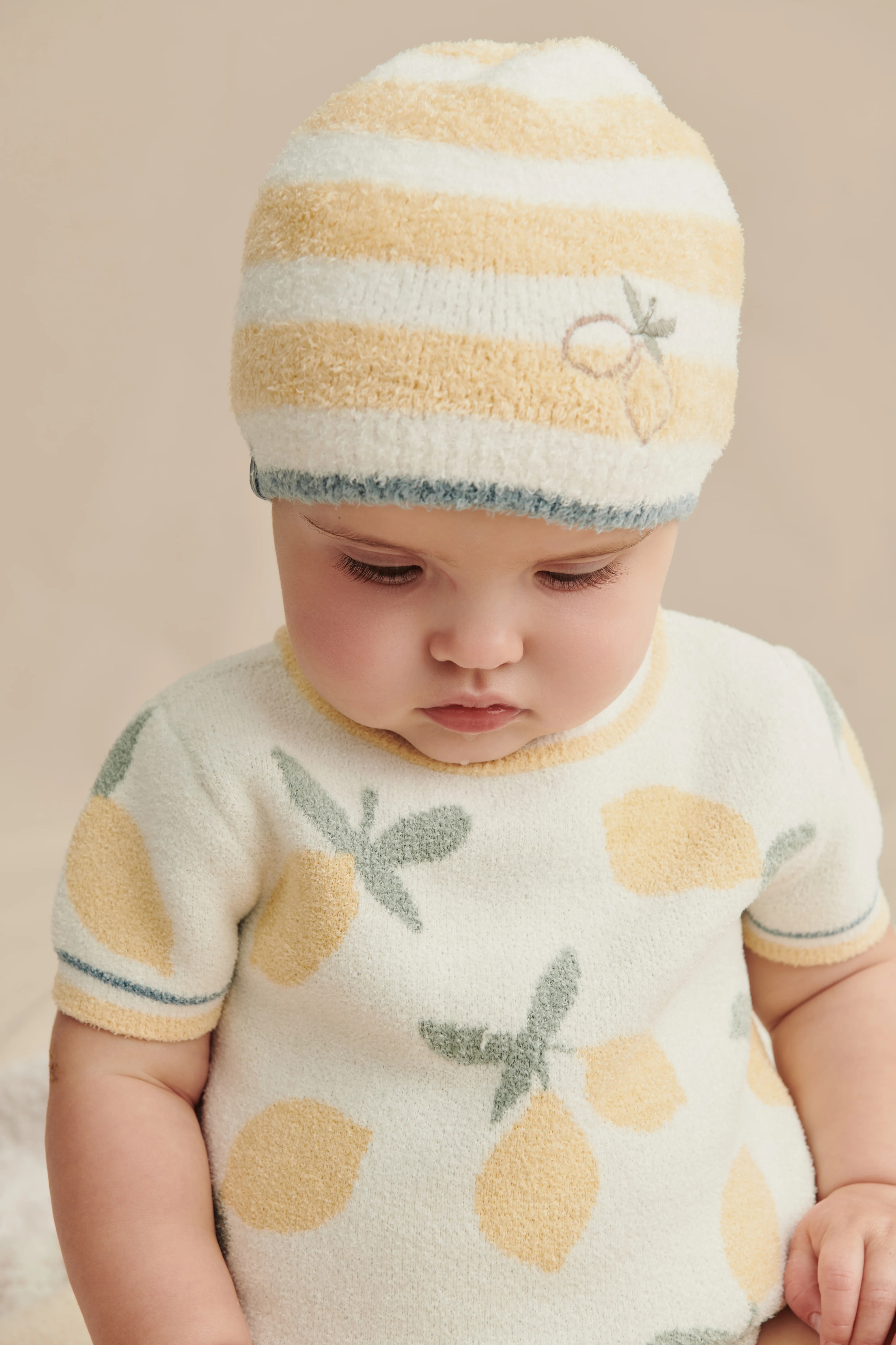 CozyChic Lite® Baby Lemon Stripe Beanie - Image 3