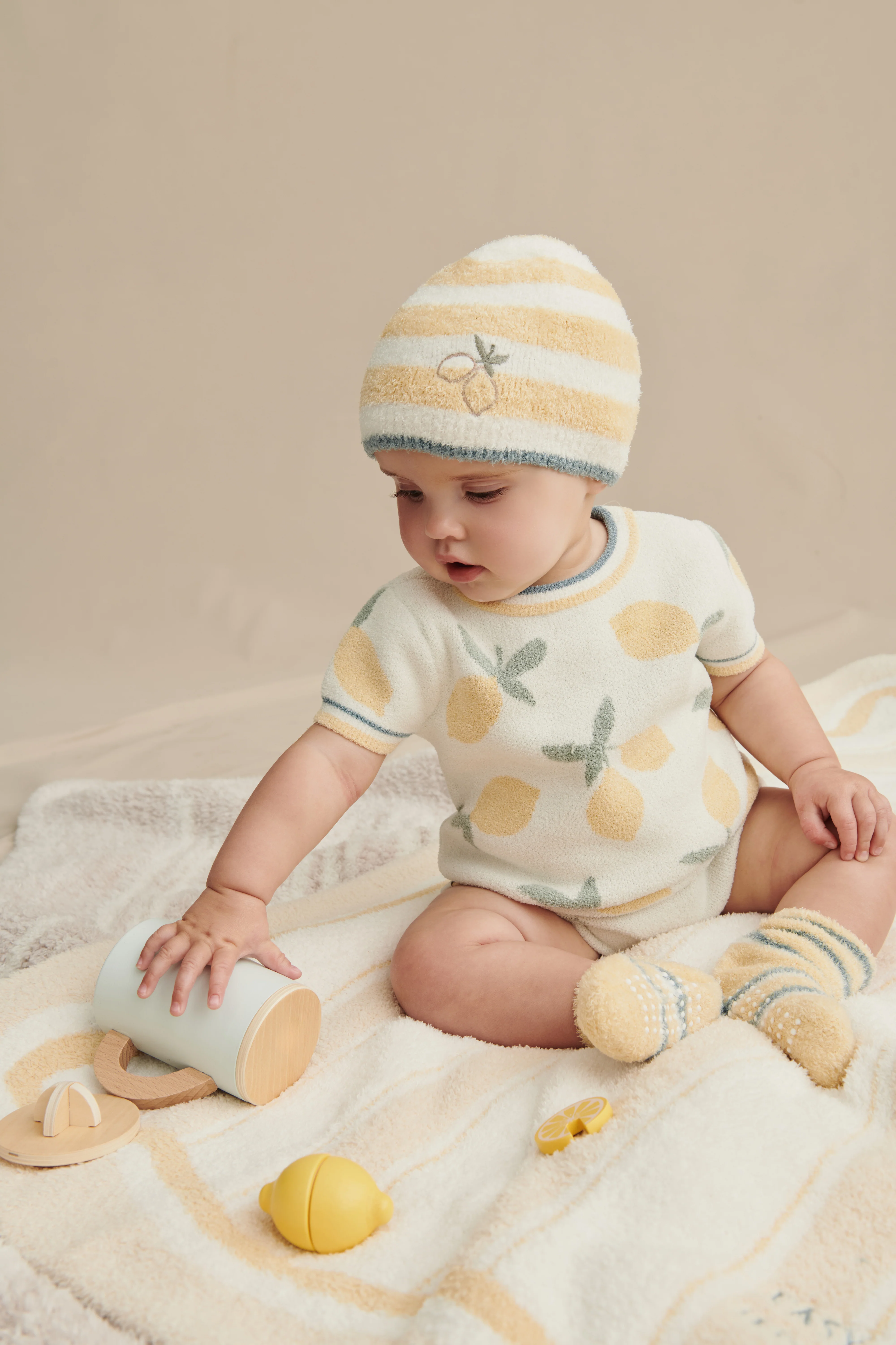 CozyChic Lite® Baby Stripe Sock Set - Image 3