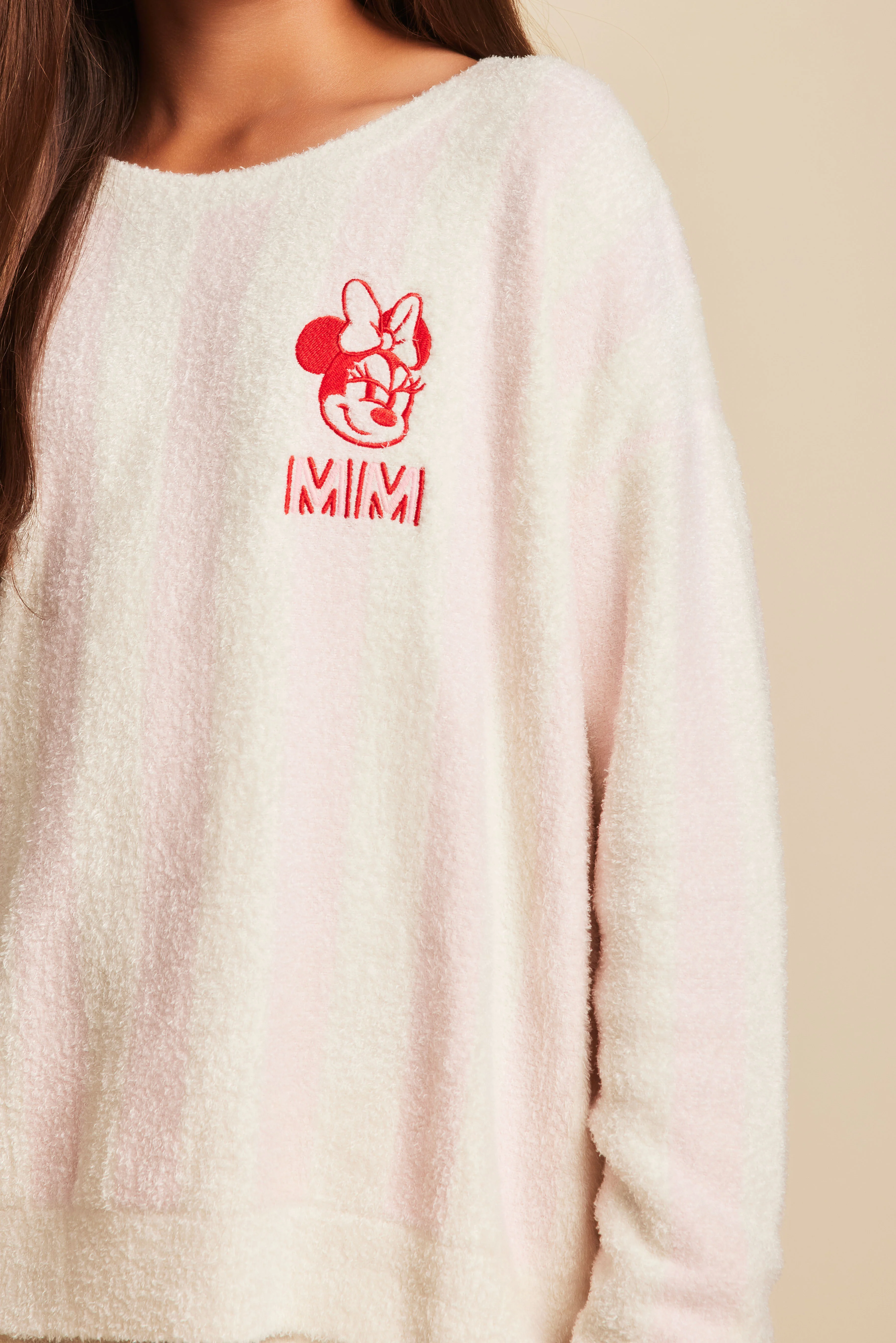 CozyChic Lite® Youth Disney Minnie Stripe Pullover - Image 4