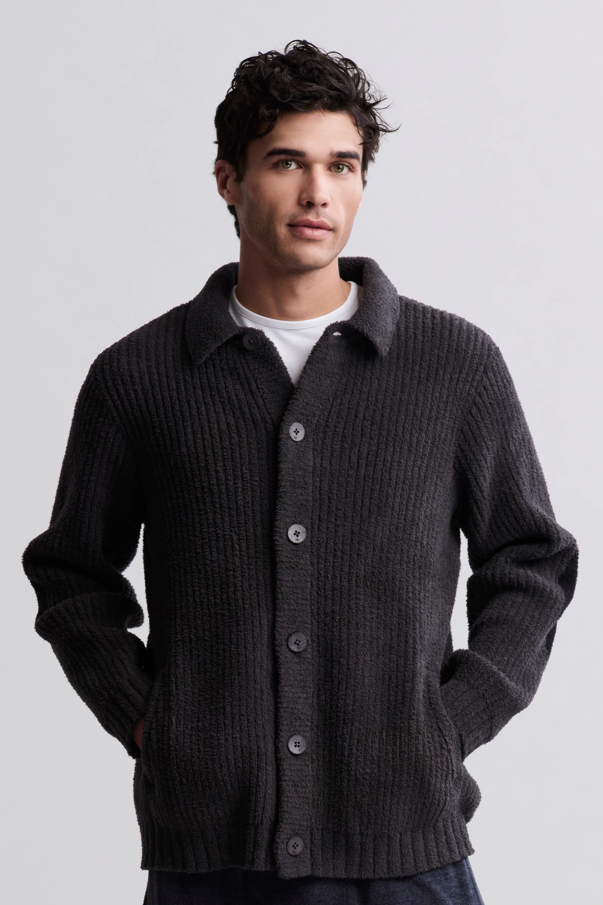 CozyChic® Elbow Patch Cardigan