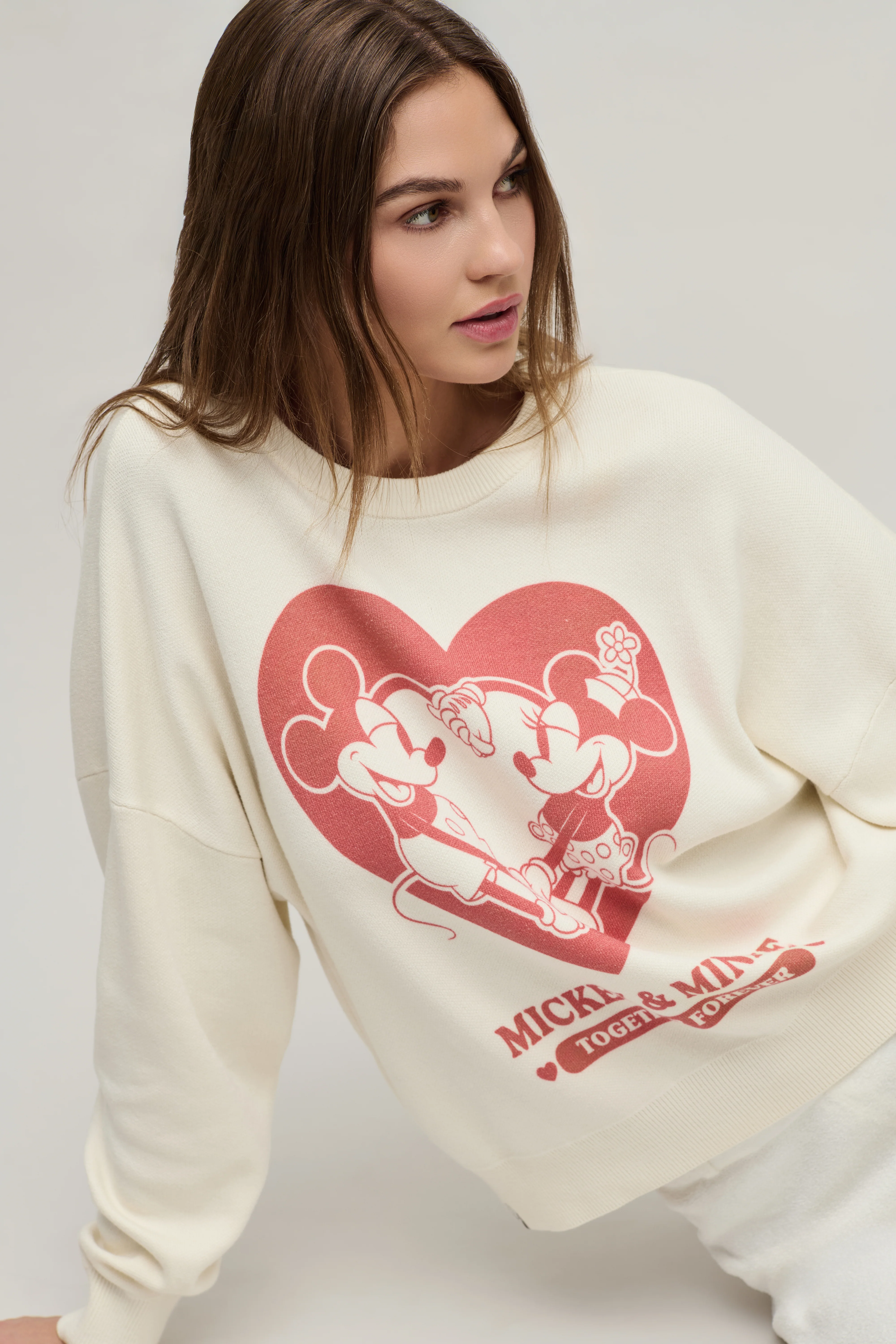 CozyChic Ultra Lite® Cotton Disney Mickey and Minnie Women's Pullover - Image 5