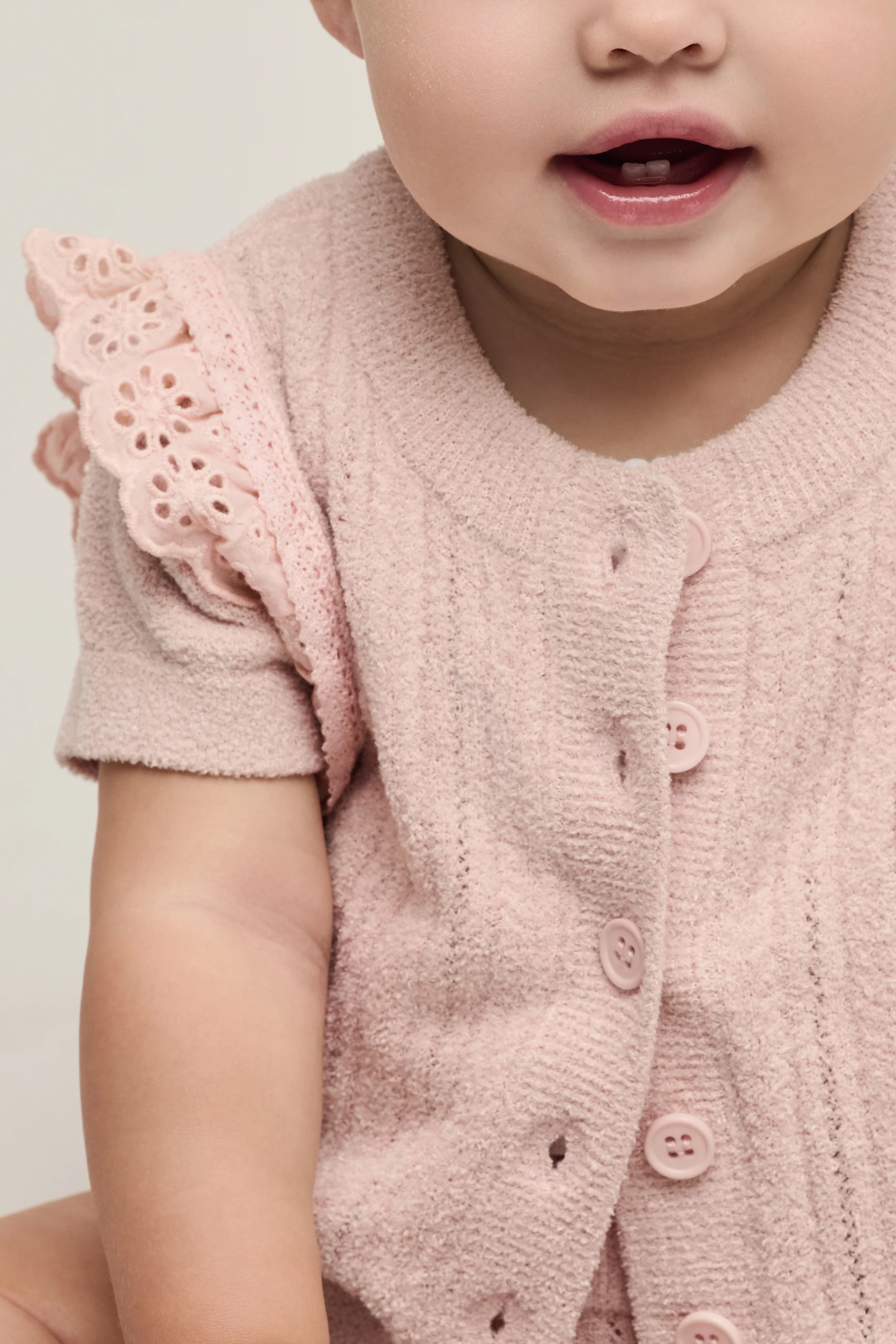 CozyChic Ultra Lite® Baby Set with Cotton Eyelet Ruffle - Image 6