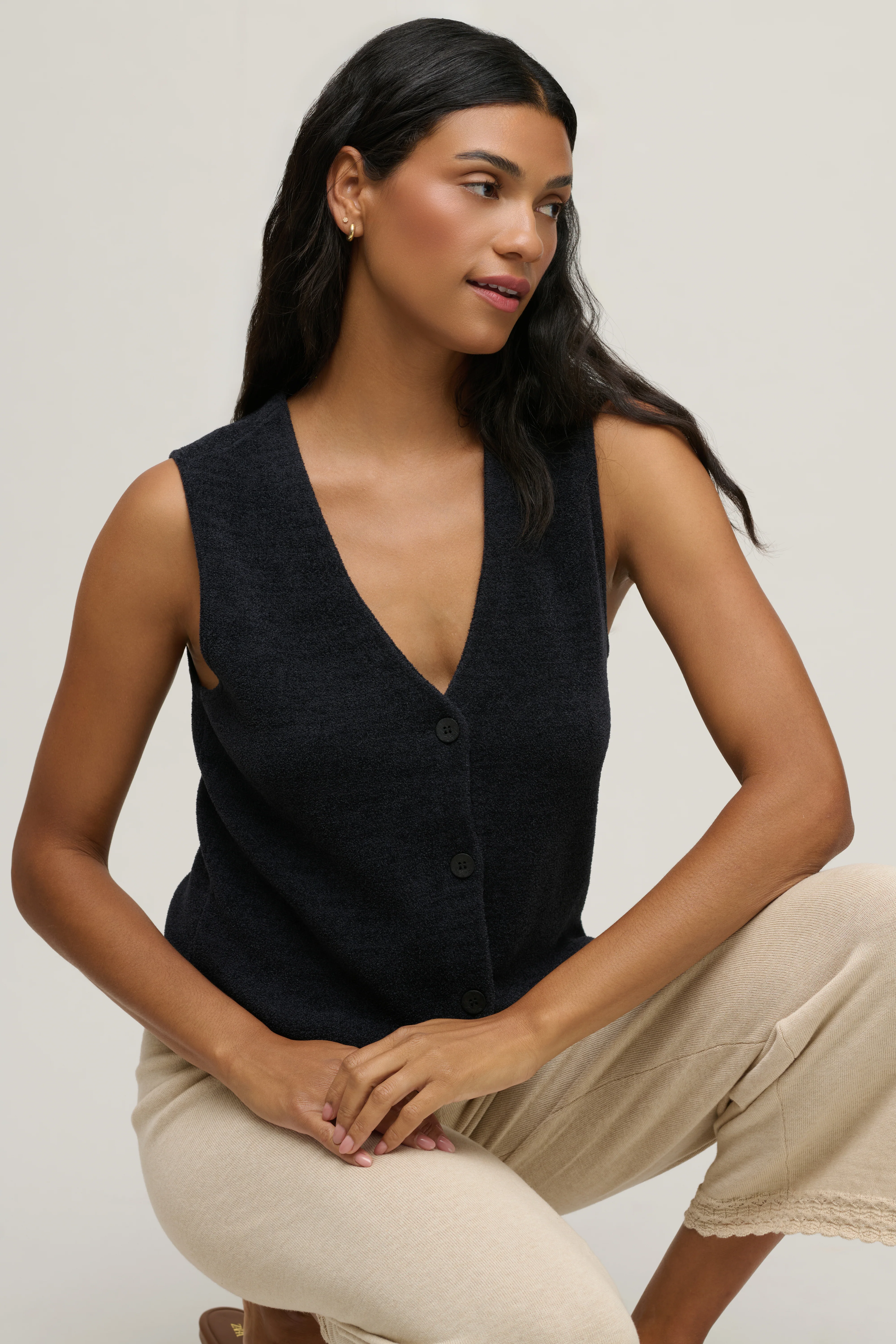 CozyChic Ultra Lite® Button Front Vest - Image 9
