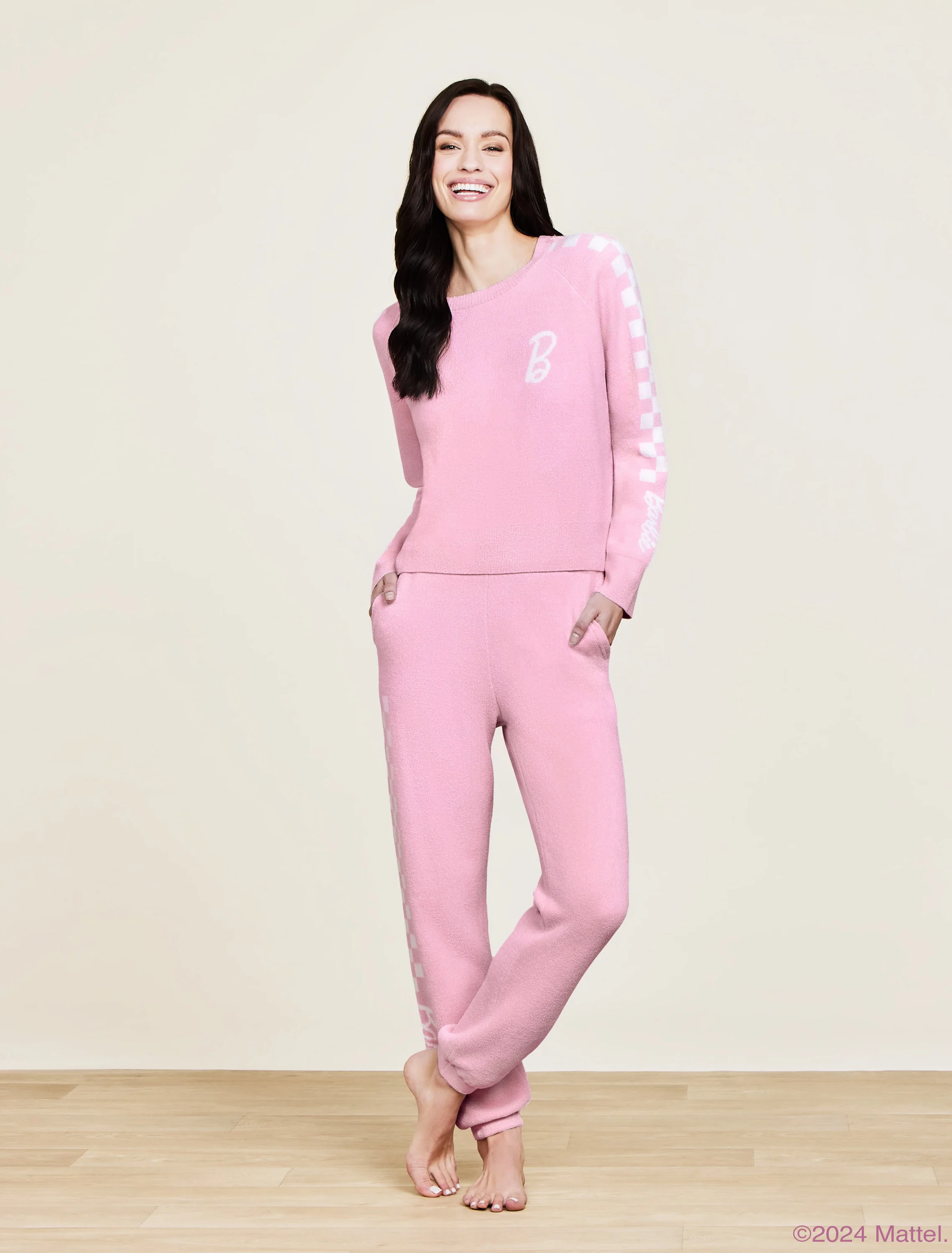CozyChic Ultra Lite® Checkered Barbie™ Pullover - Image 2
