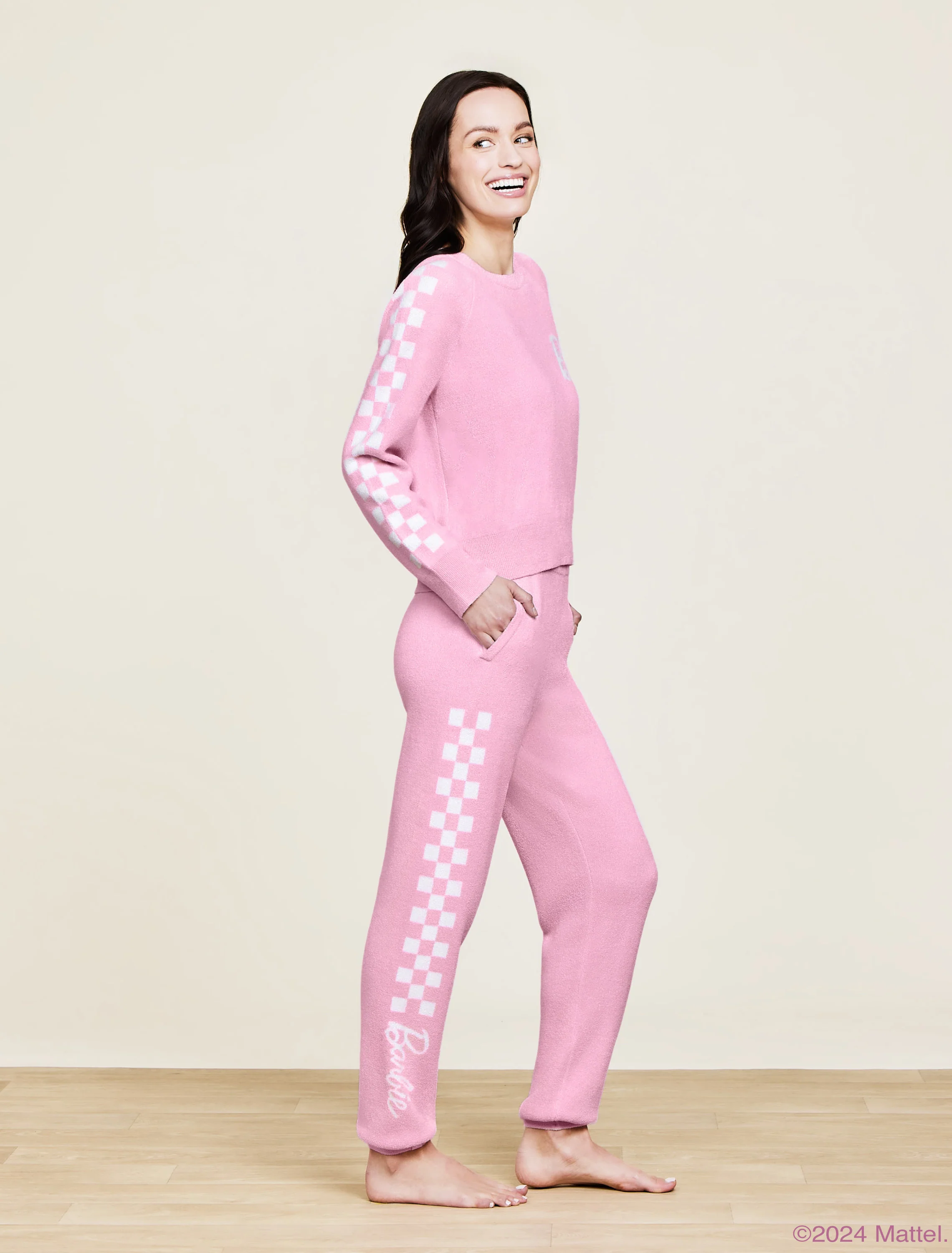 CozyChic Ultra Lite® Checkered Barbie™ Pullover - Image 4
