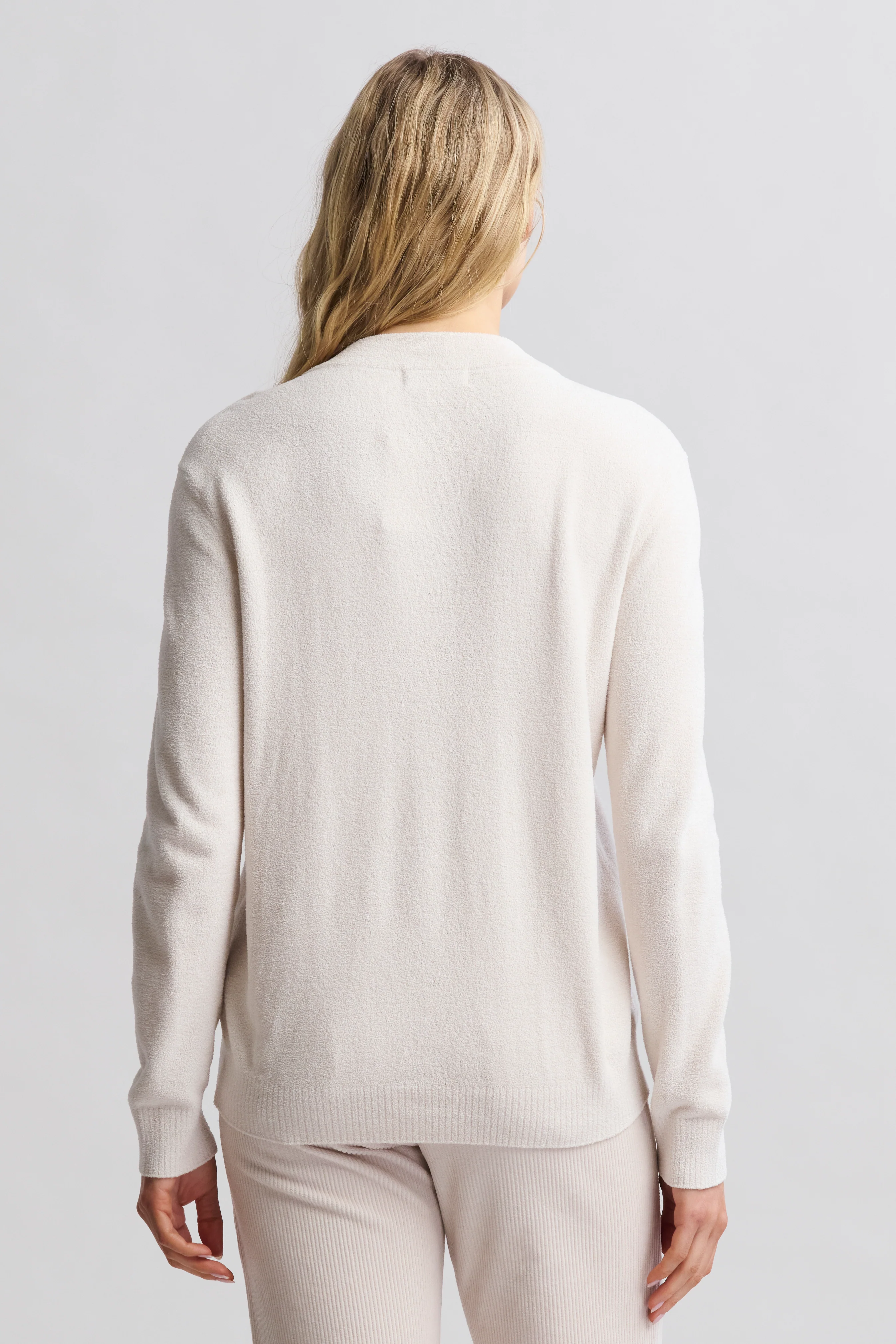 CozyChic Ultra Lite® Rib Back Placket Henley - Image 3