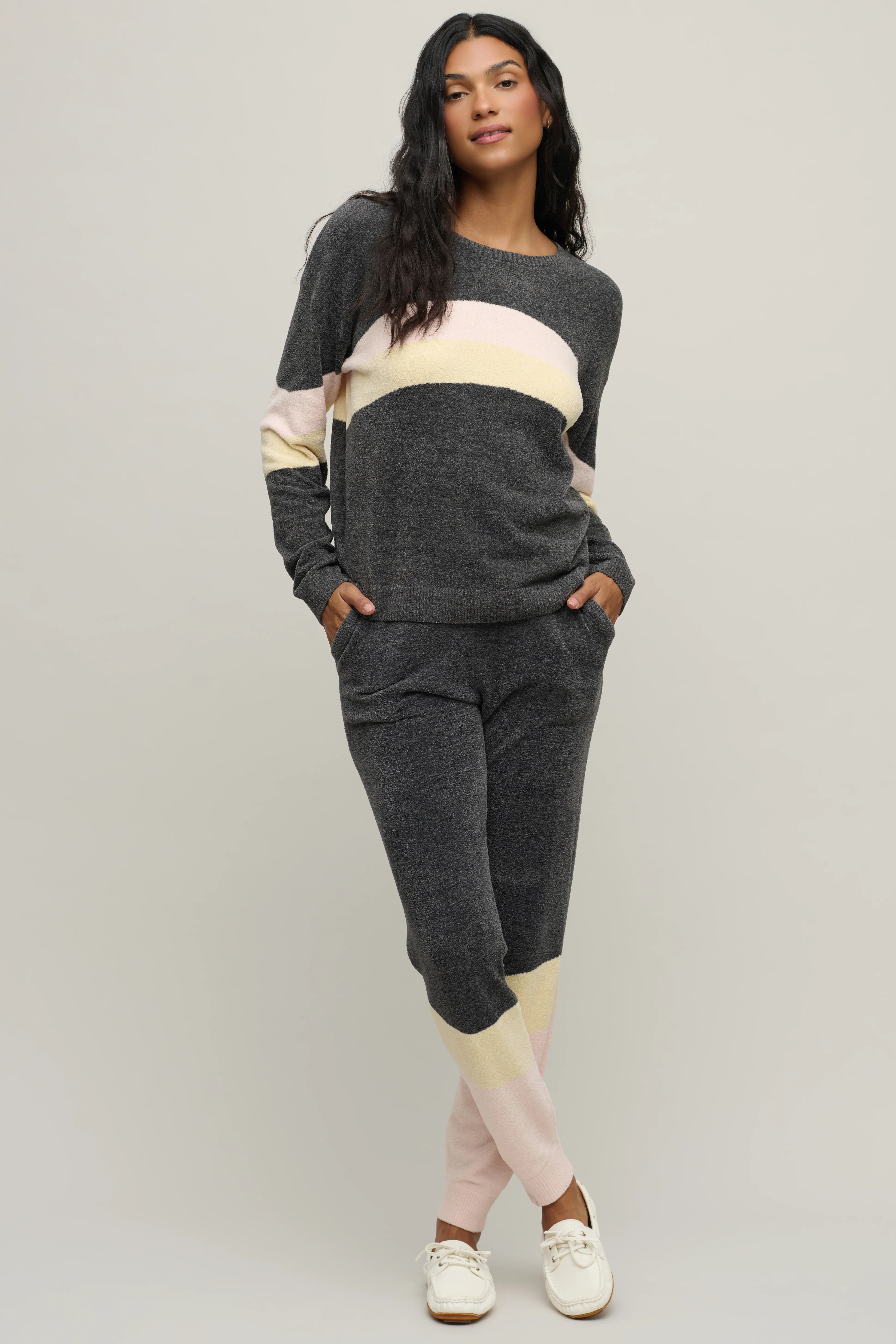 CozyChic Ultra Lite® Wavy Colorblock Pullover - Image 5