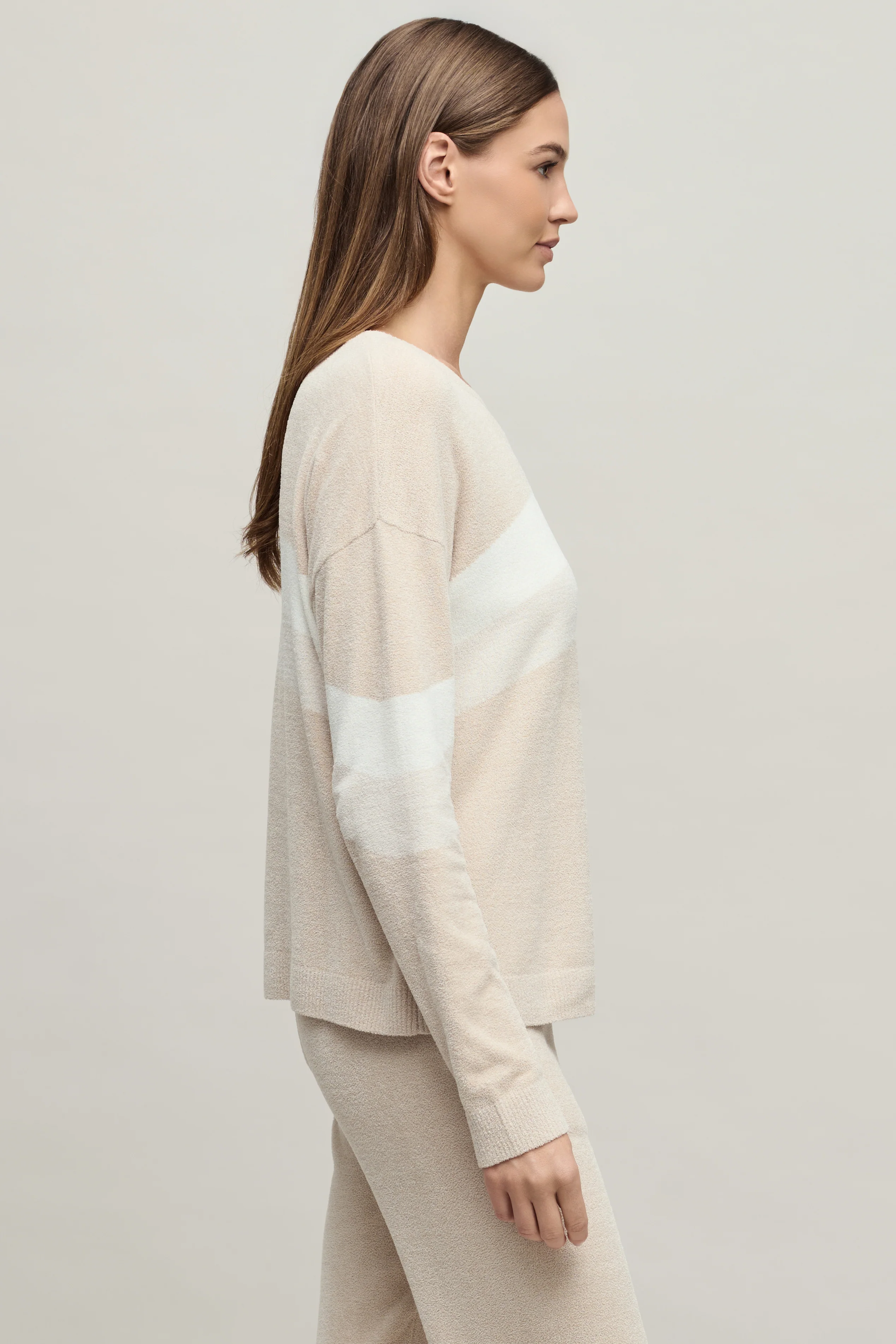 CozyChic Ultra Lite® Wavy Colorblock Pullover - Image 7