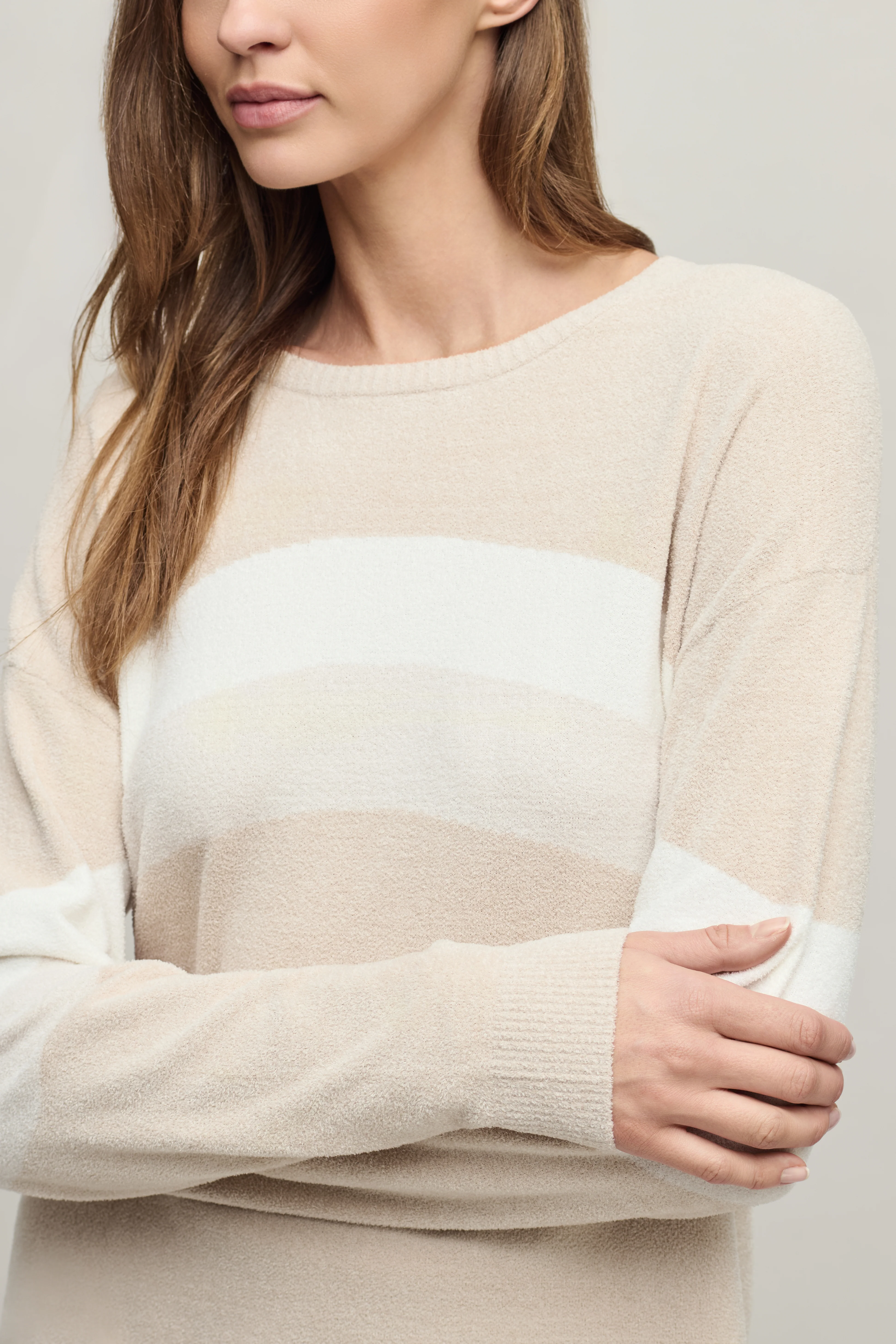 CozyChic Ultra Lite® Wavy Colorblock Pullover - Image 9