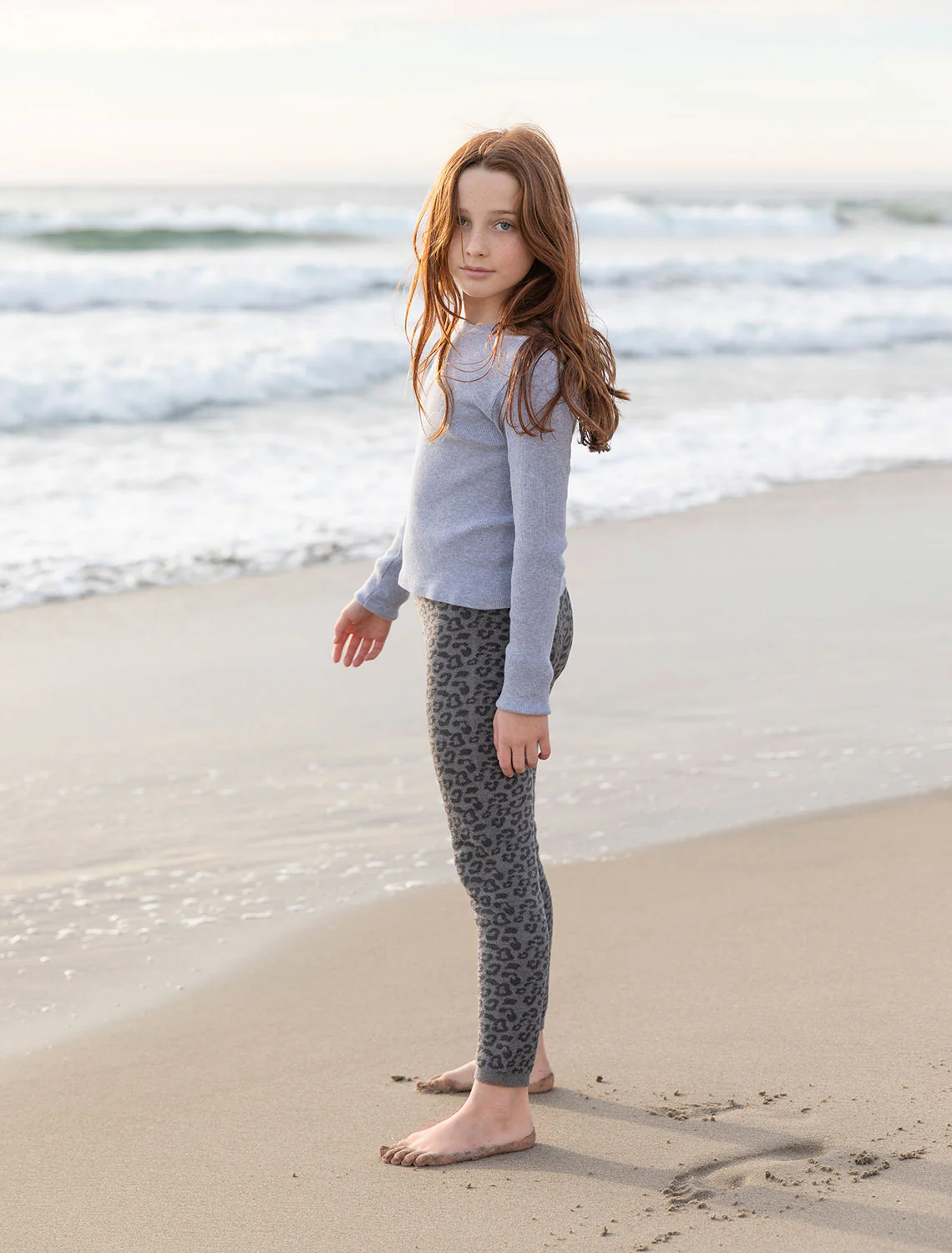 CozyChic Ultra Lite® Youth Leopard Legging - Image 9