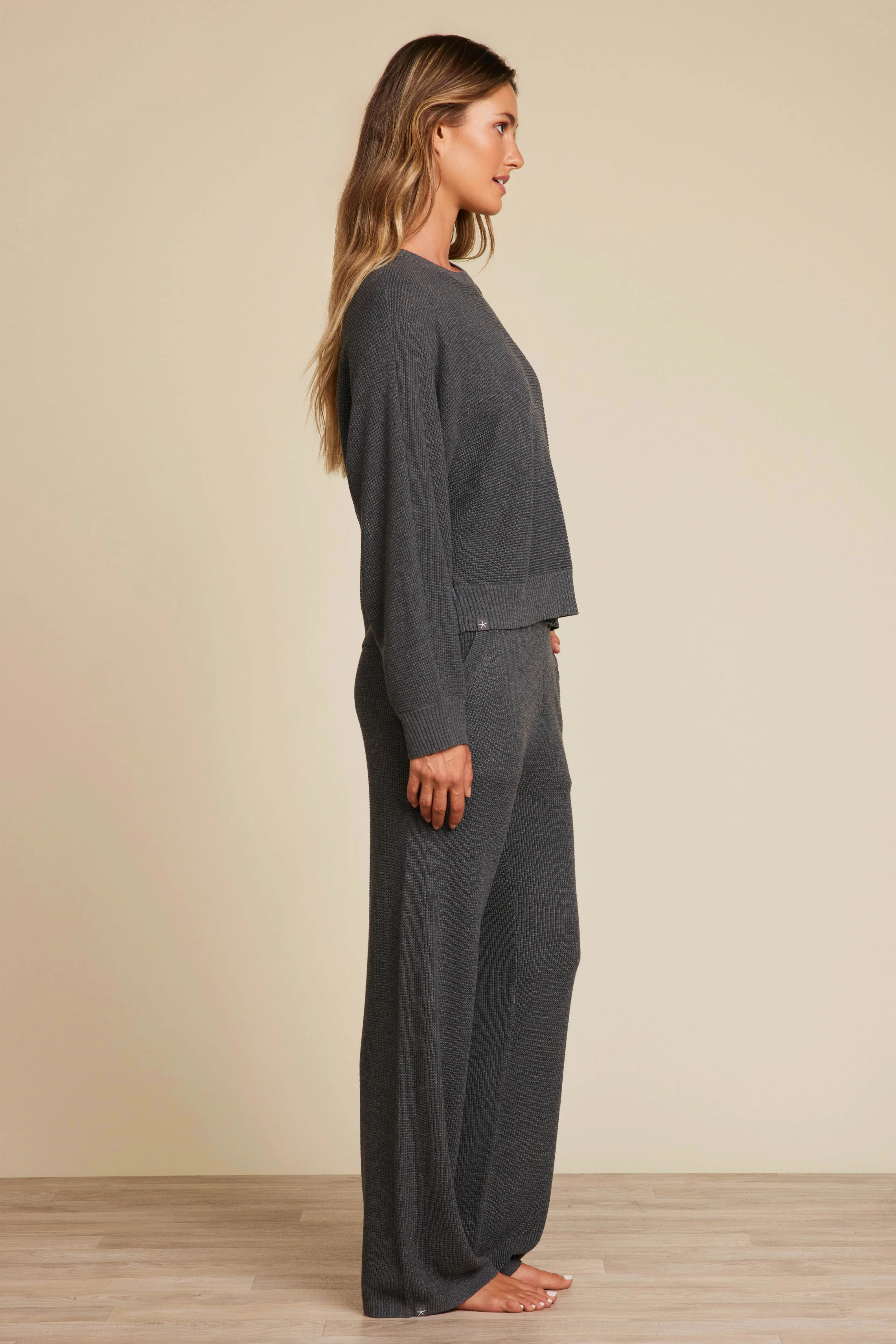 Luxeblend Waffle Knit Pullover - Image 2