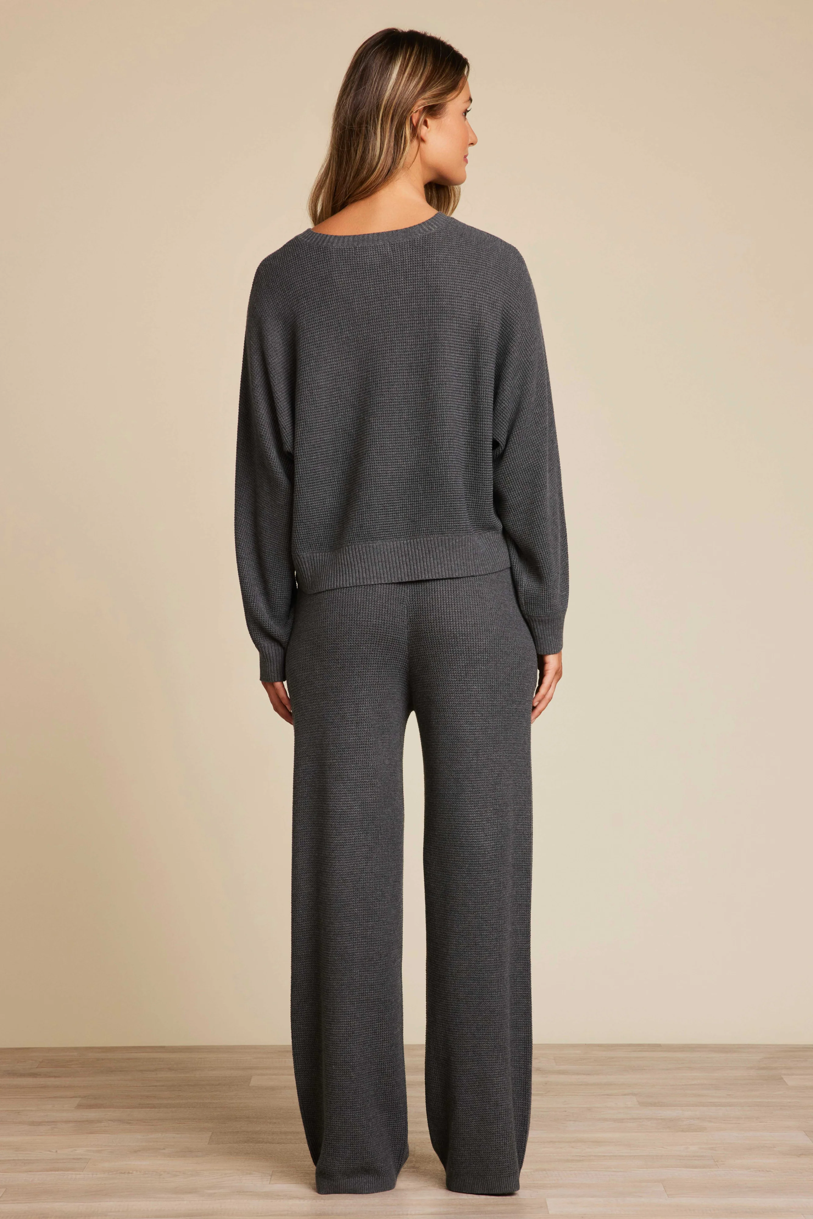 Luxeblend Waffle Knit Pullover - Image 3
