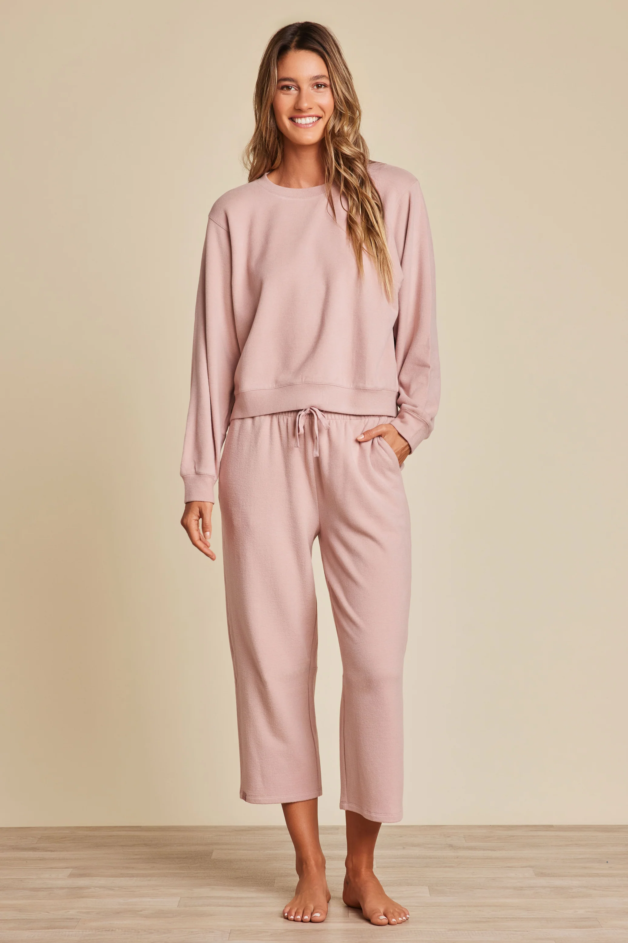Malibu Collection® Brushed Fleece Pullover