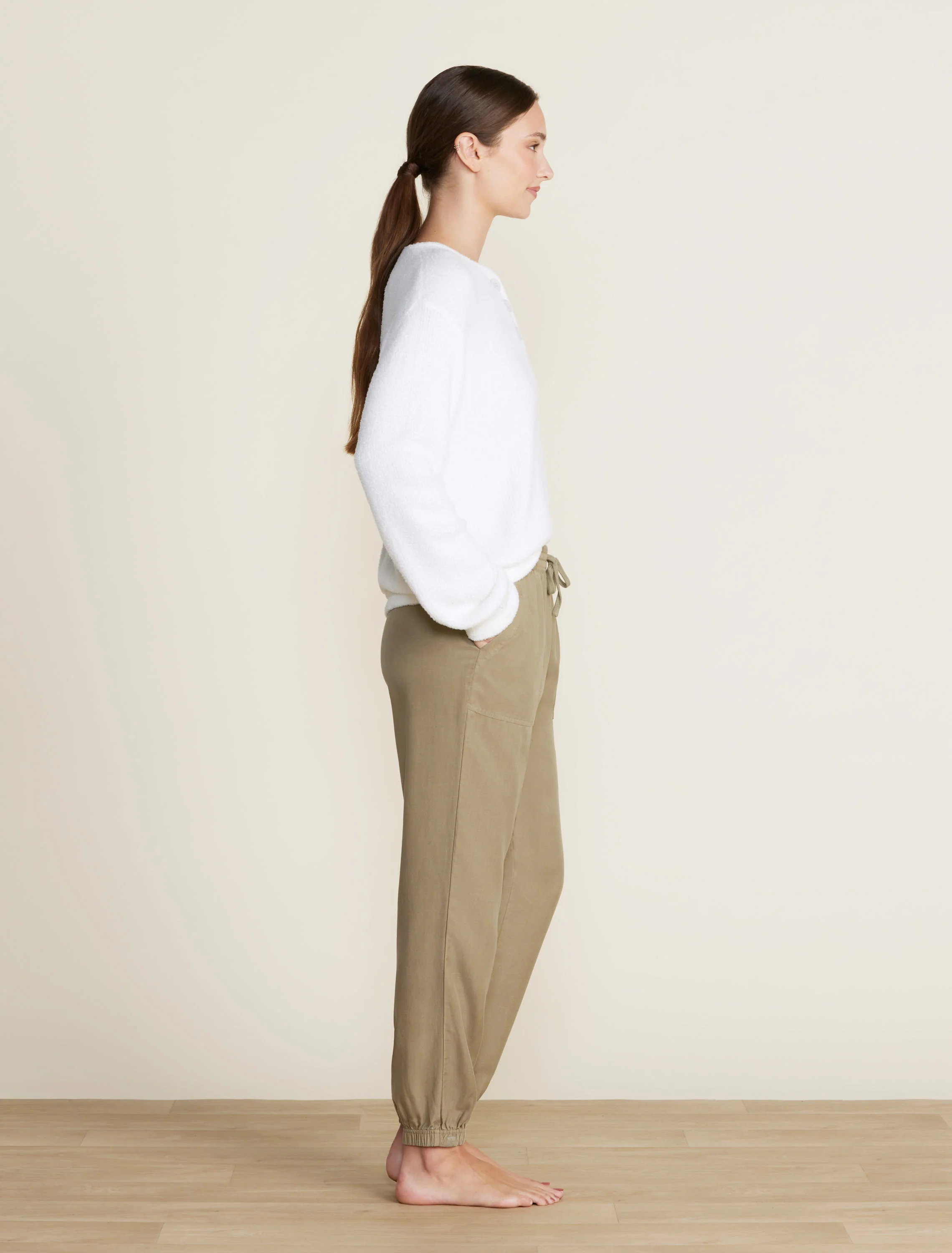 Malibu Collection® Linen Blend Jogger - Image 3