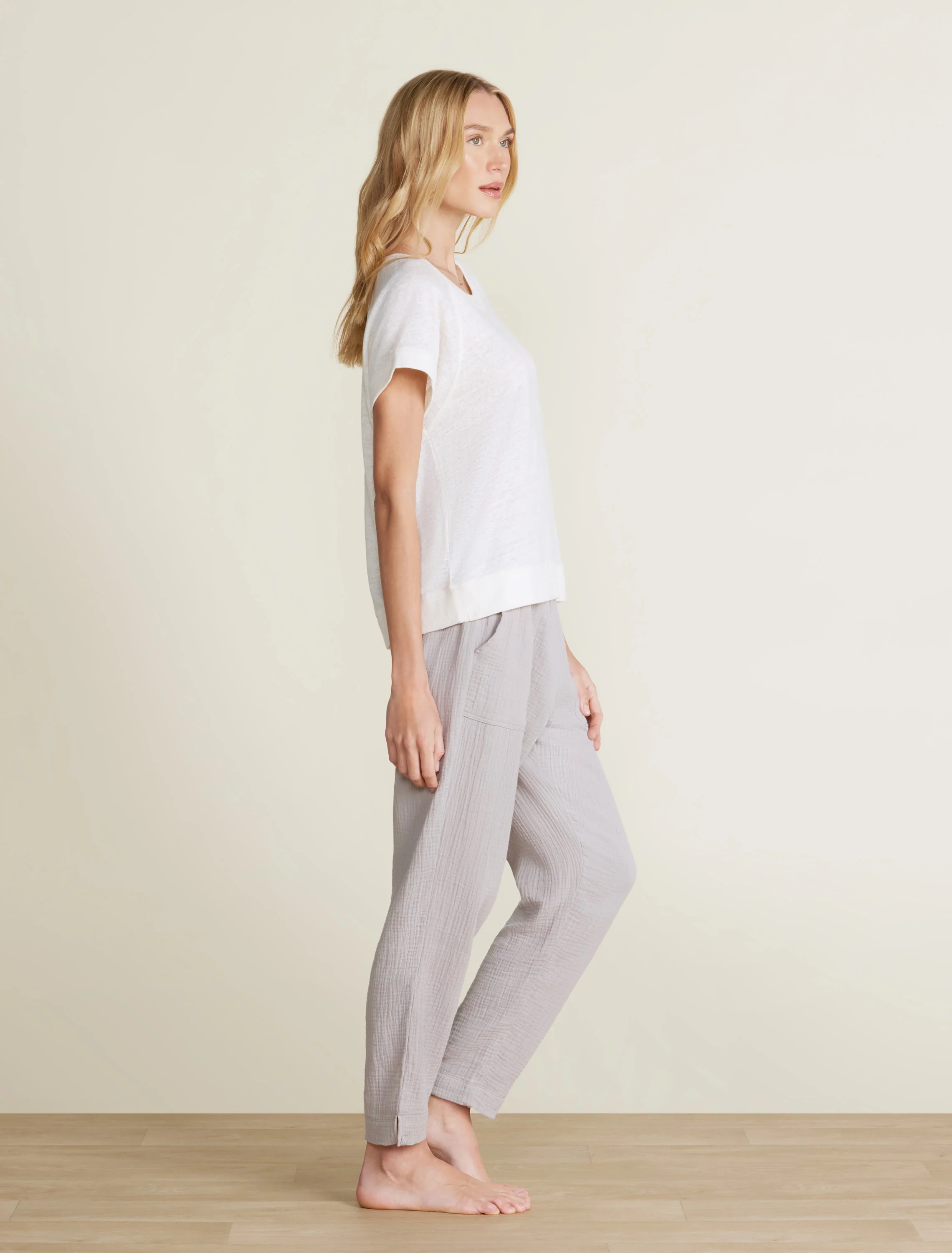 Malibu Collection® Linen Raglan Tee - Image 10