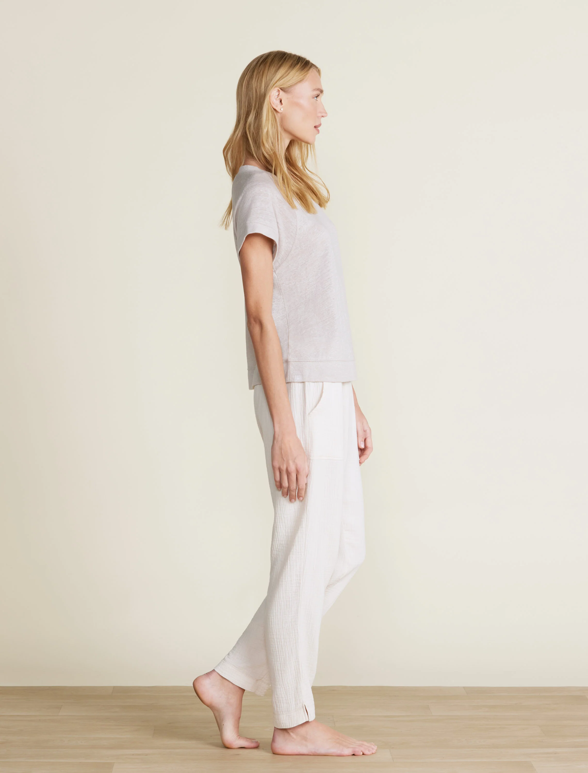 Malibu Collection® Linen Raglan Tee - Image 6