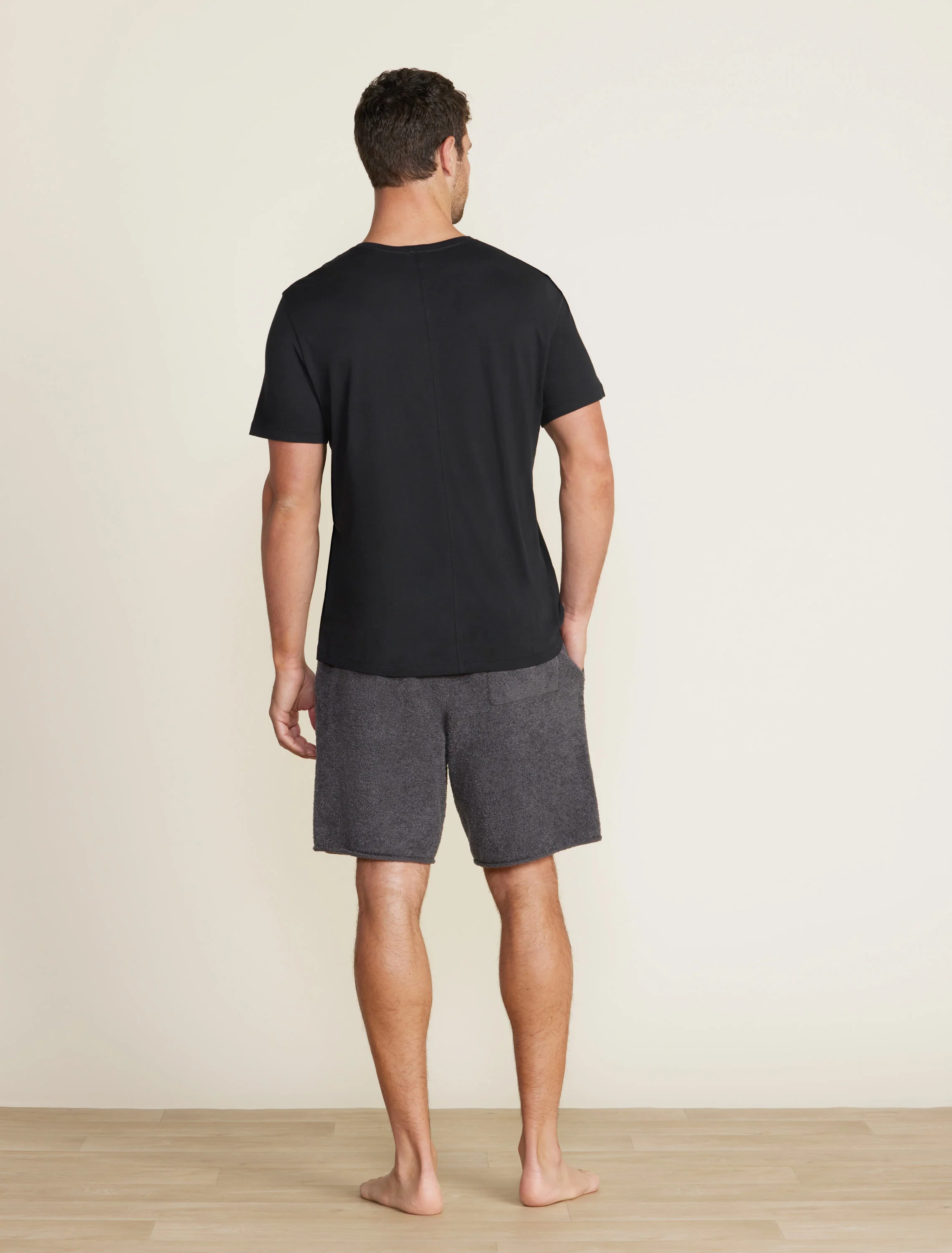 Malibu Collection® Cotton Modal V-Neck Basic Tee - Image 3