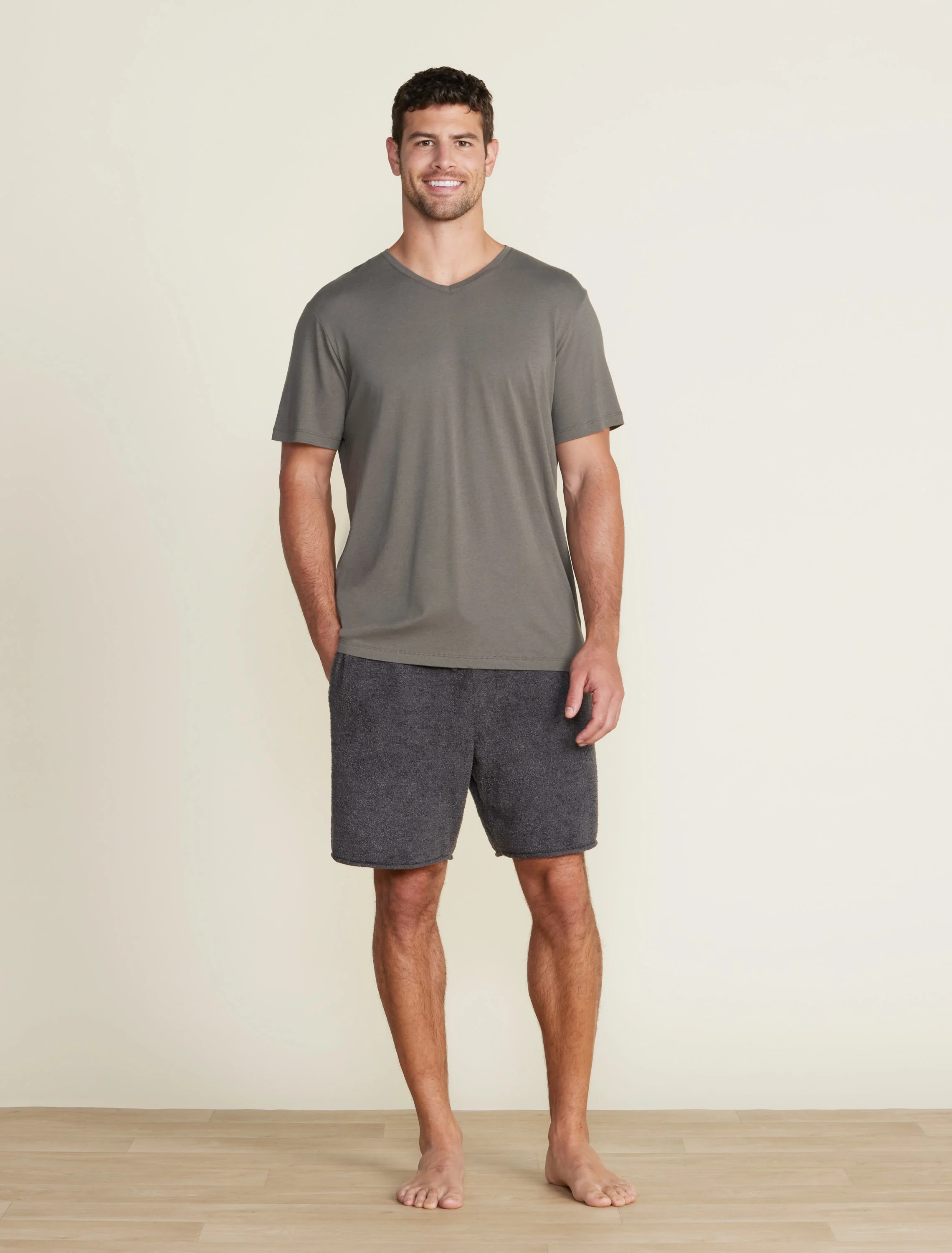 Malibu Collection® Cotton Modal V-Neck Basic Tee - Image 8