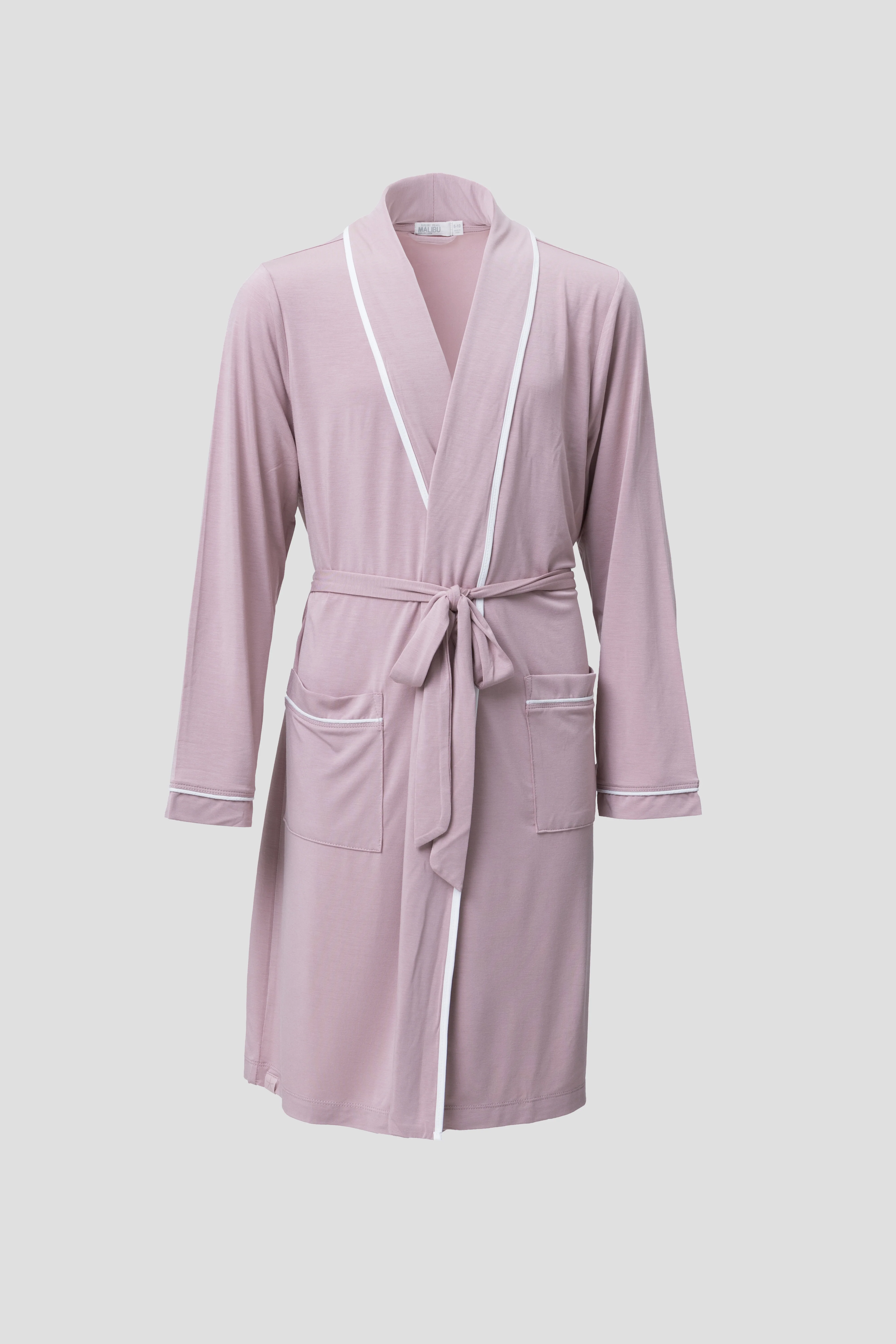 Malibu Collection® Youth Soft Jersey Piped Robe - Image 5