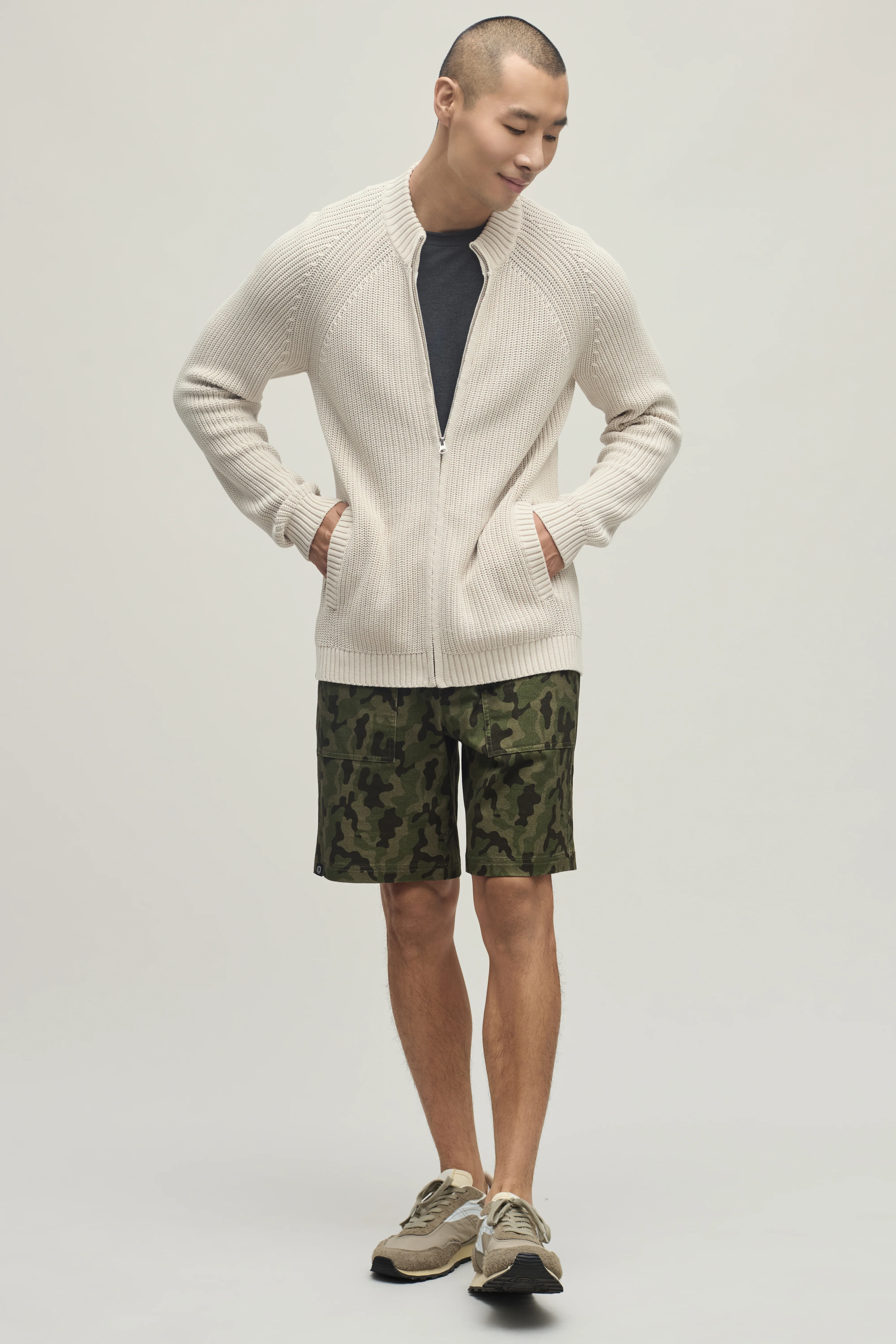 Sunbleach Zip Up Cardigan - Image 10