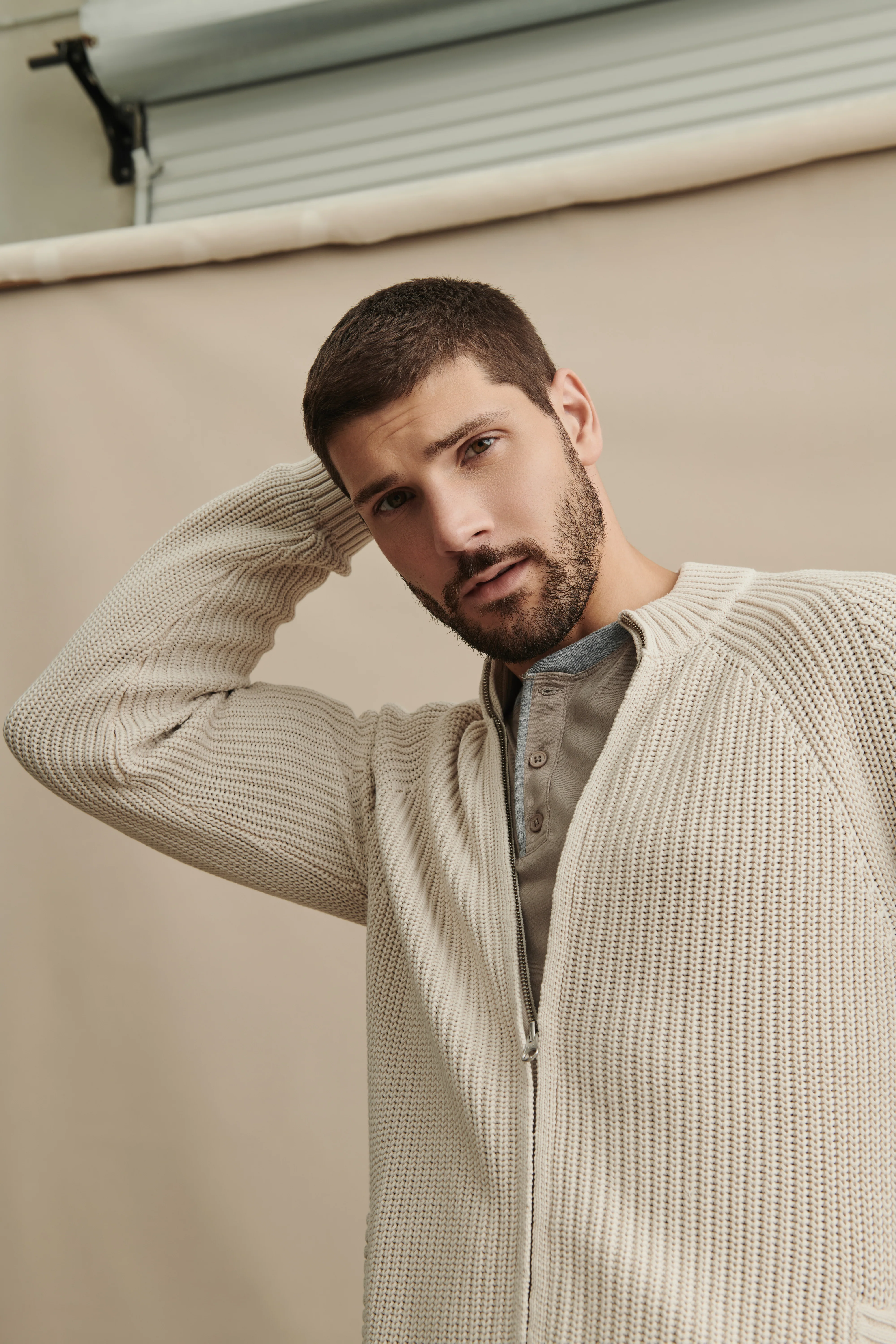 Sunbleach Zip Up Cardigan - Image 11