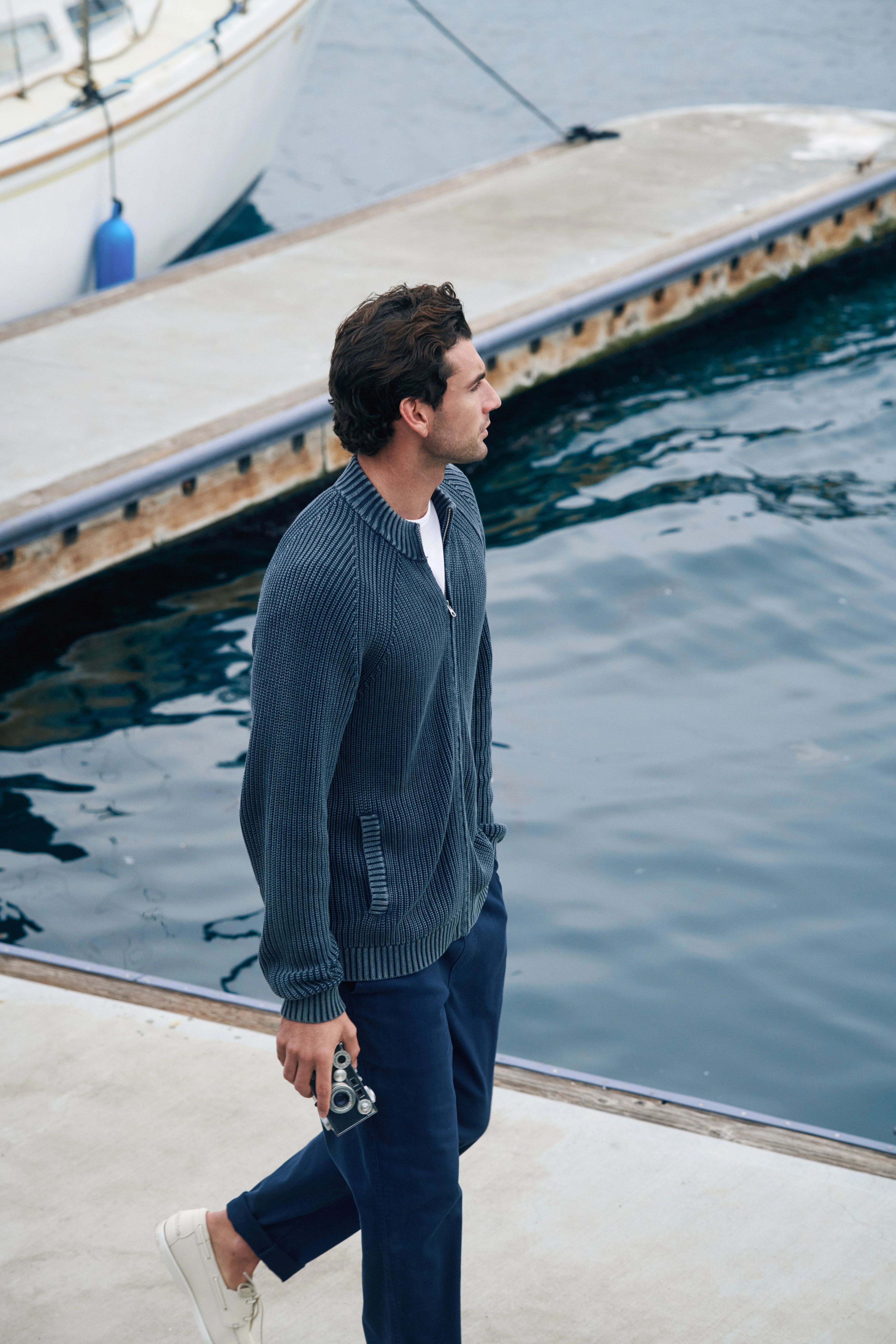 Sunbleach Zip Up Cardigan - Image 12