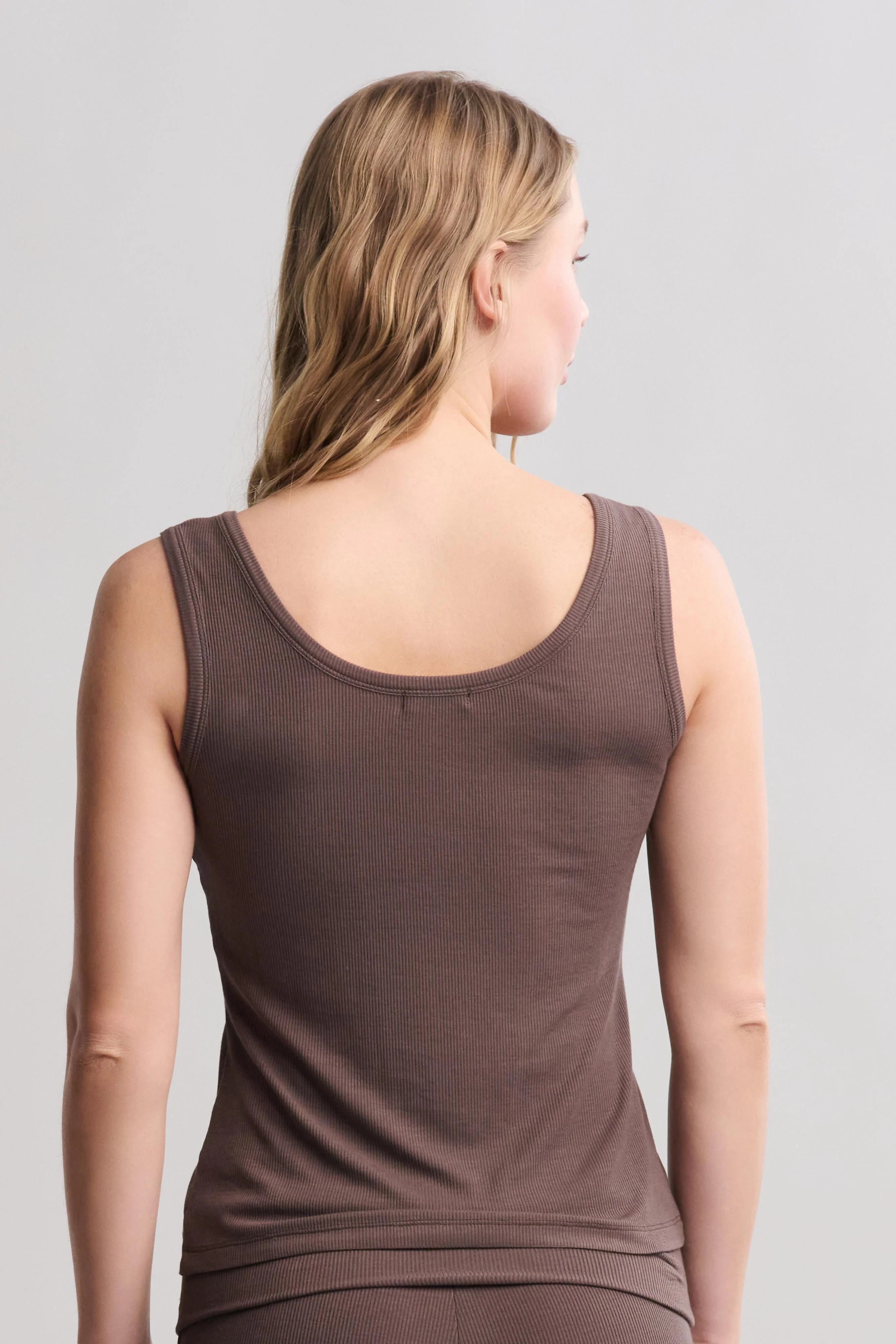 Ultra Soft Rib Button Front Cami - Image 6