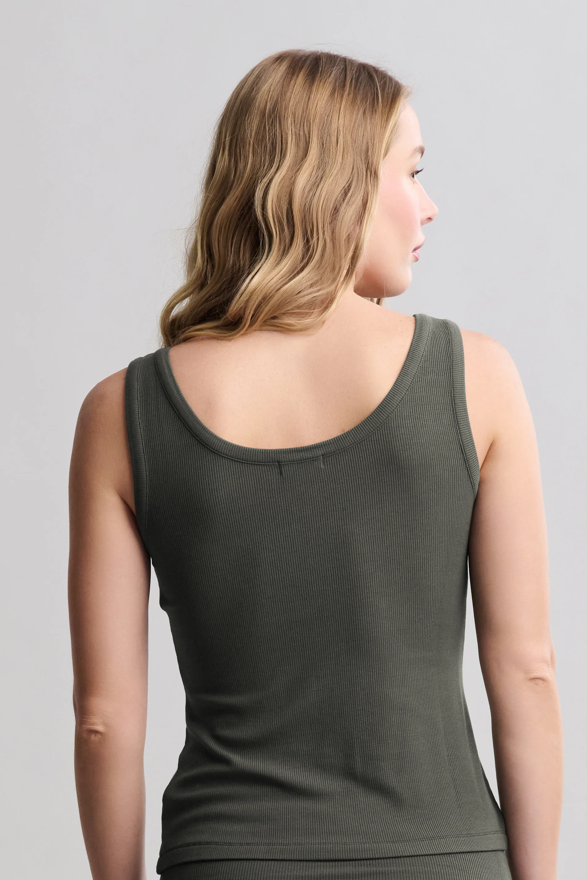 Ultra Soft Rib Button Front Cami - Image 9